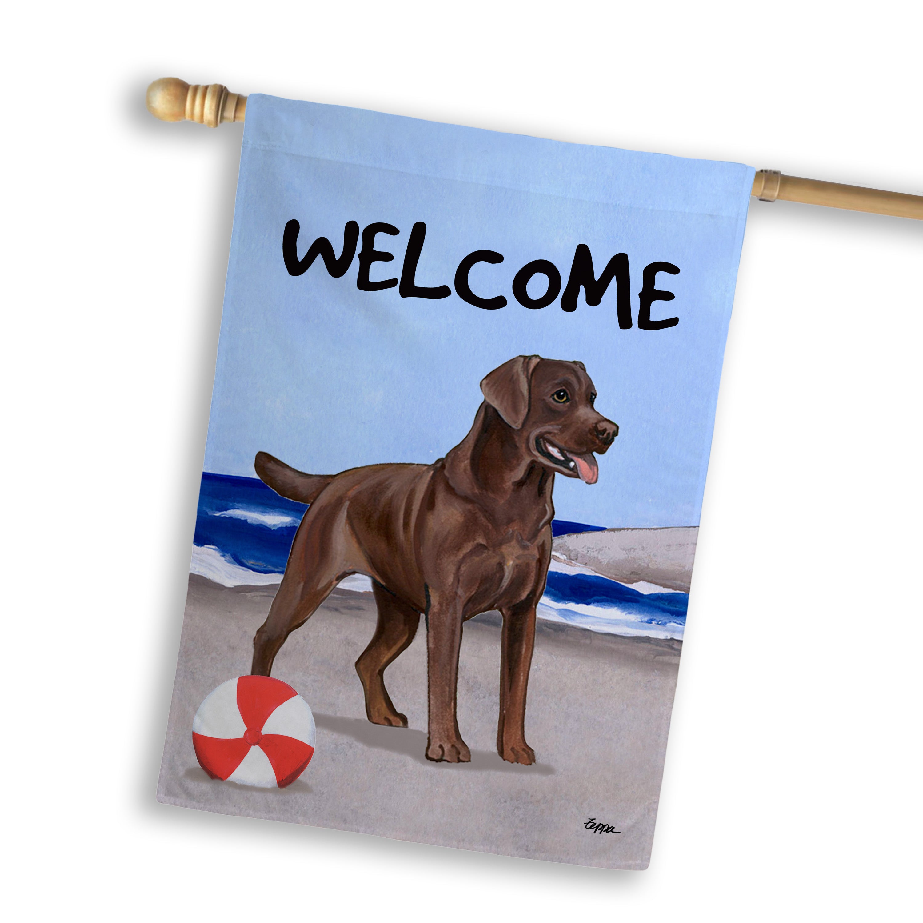Labrador Retriever House Flag
