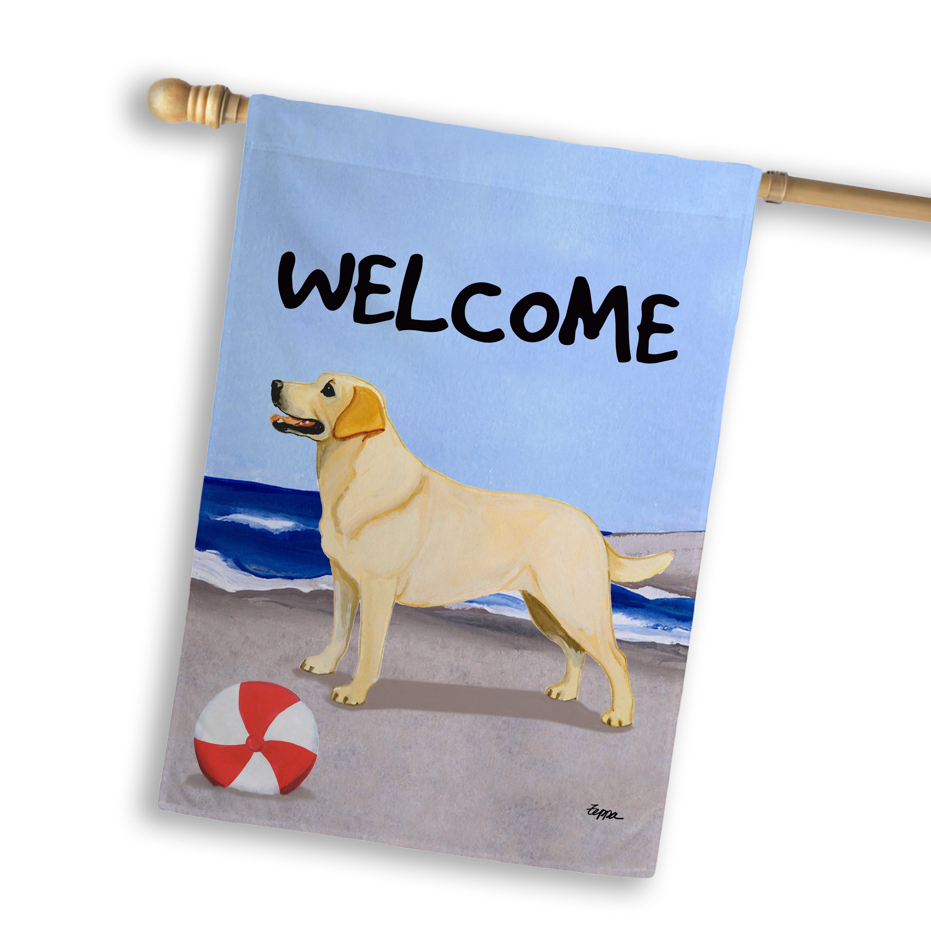 Labrador Retriever House Flag