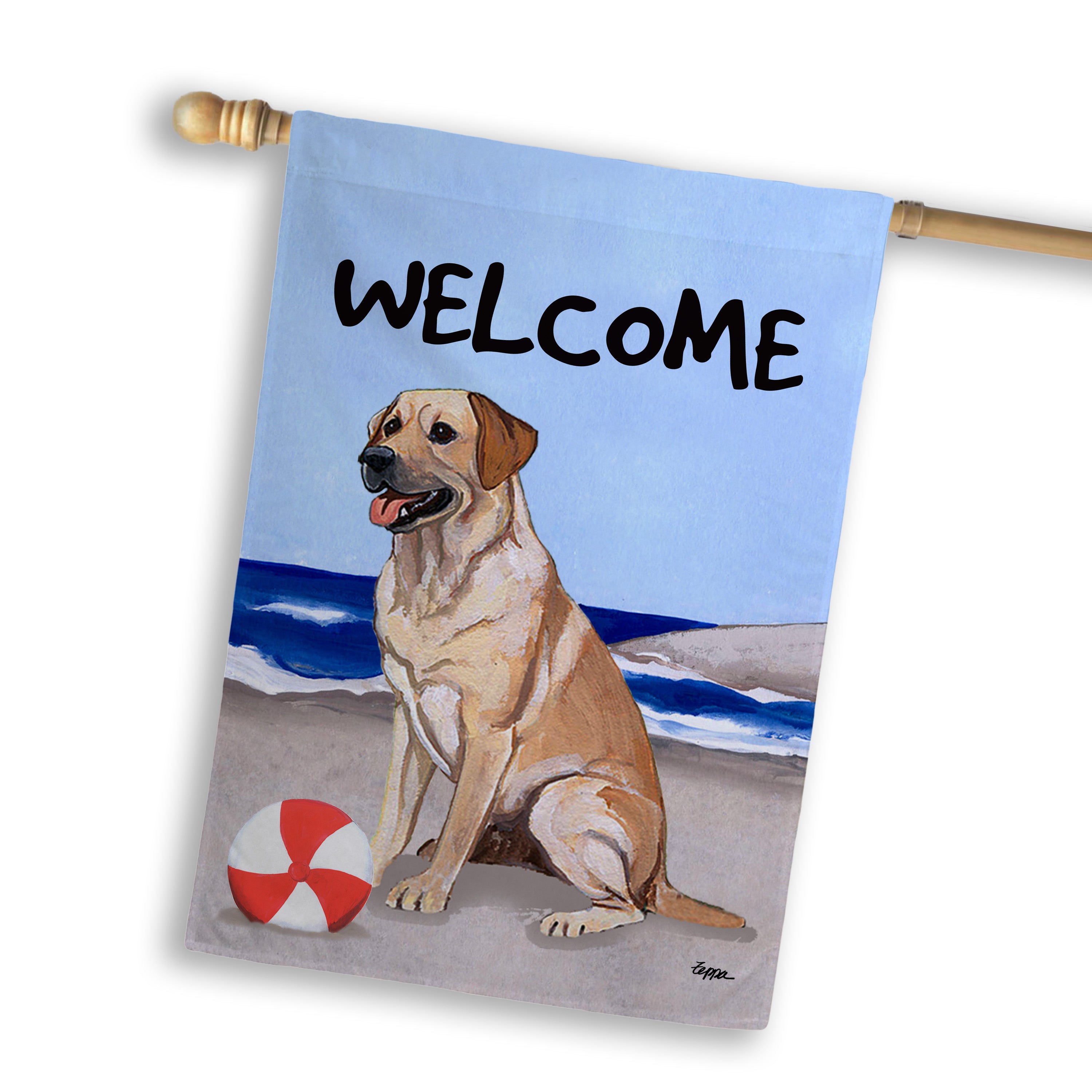 Labrador Retriever House Flag