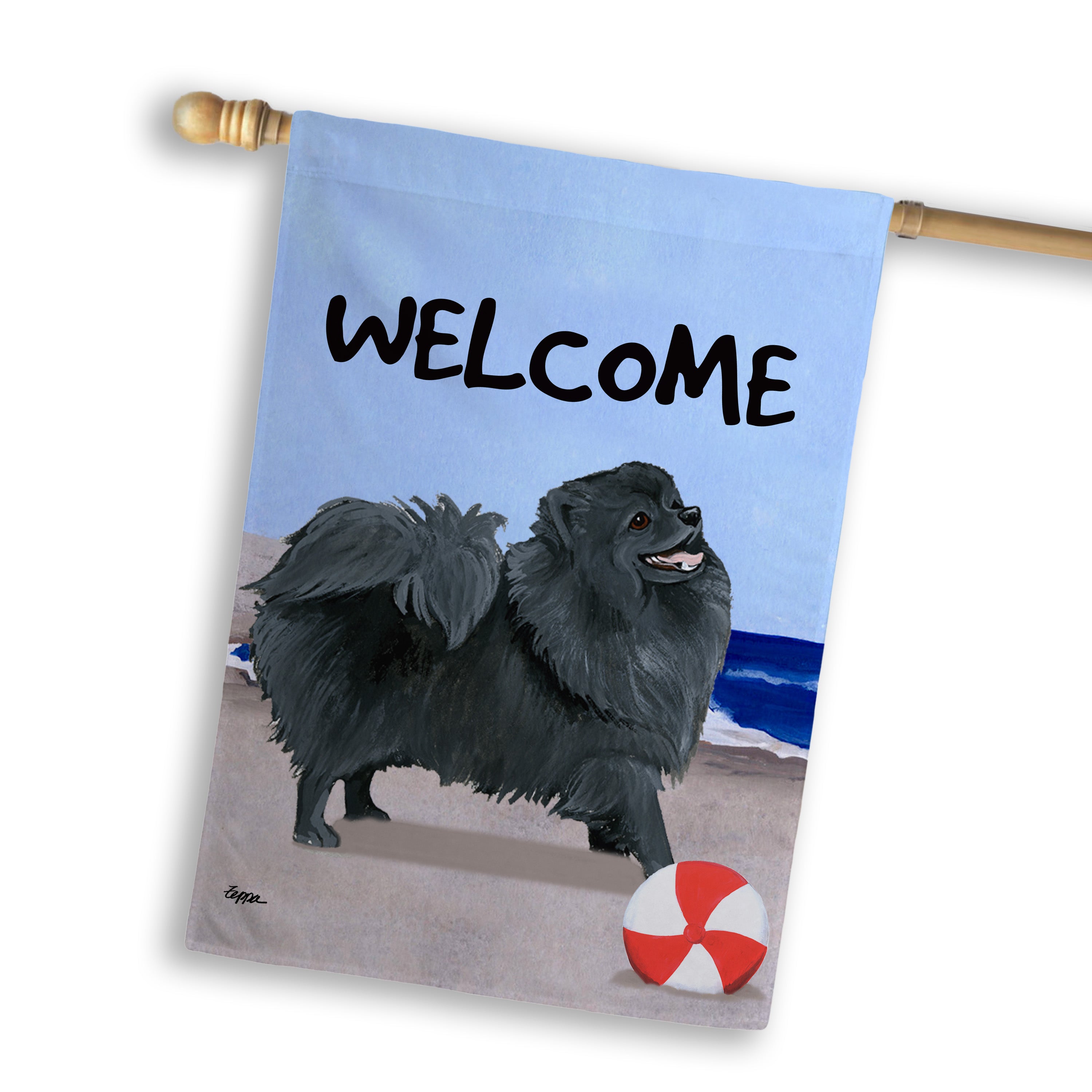 Pomeranian House Flag