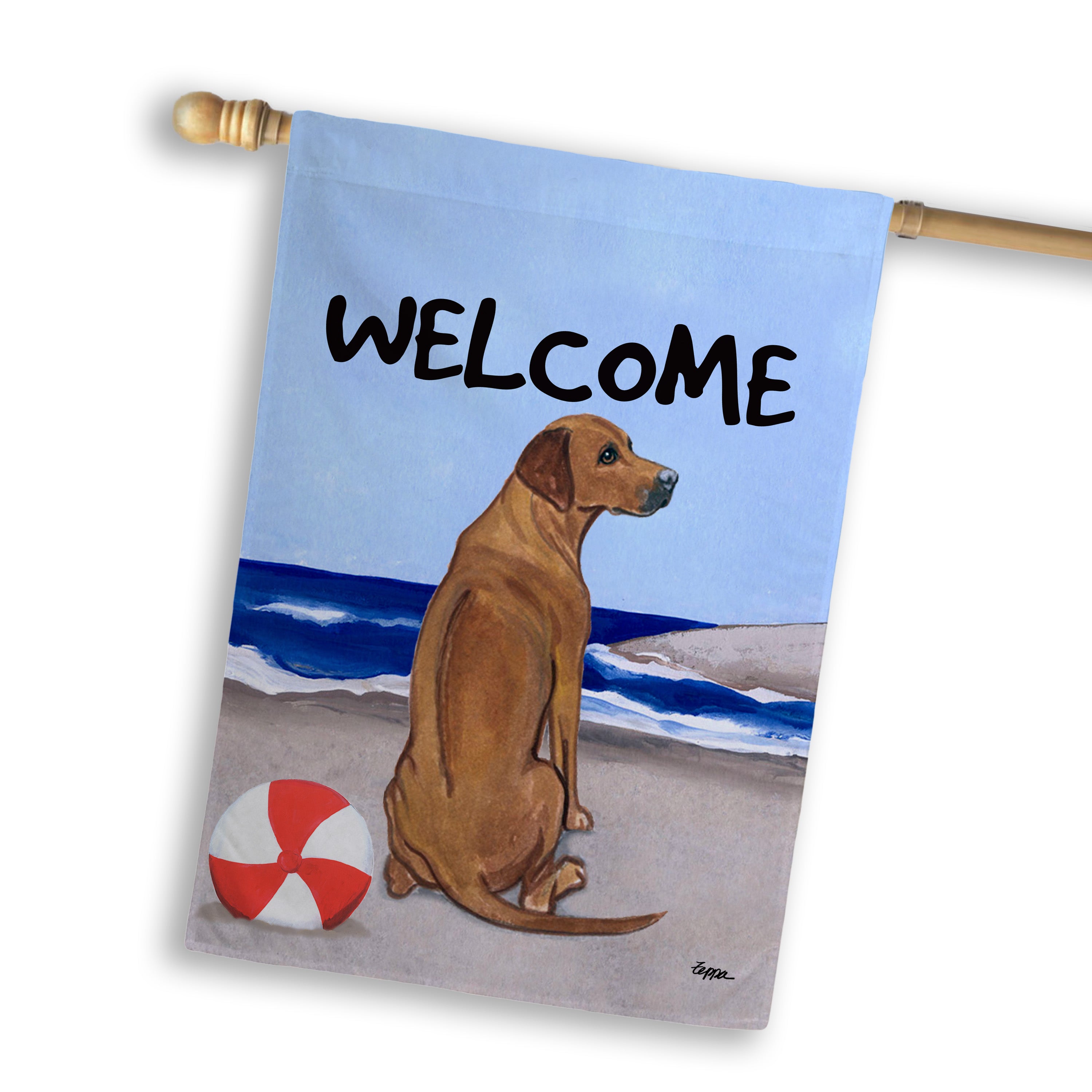 Rhodesian Ridgeback House Flag