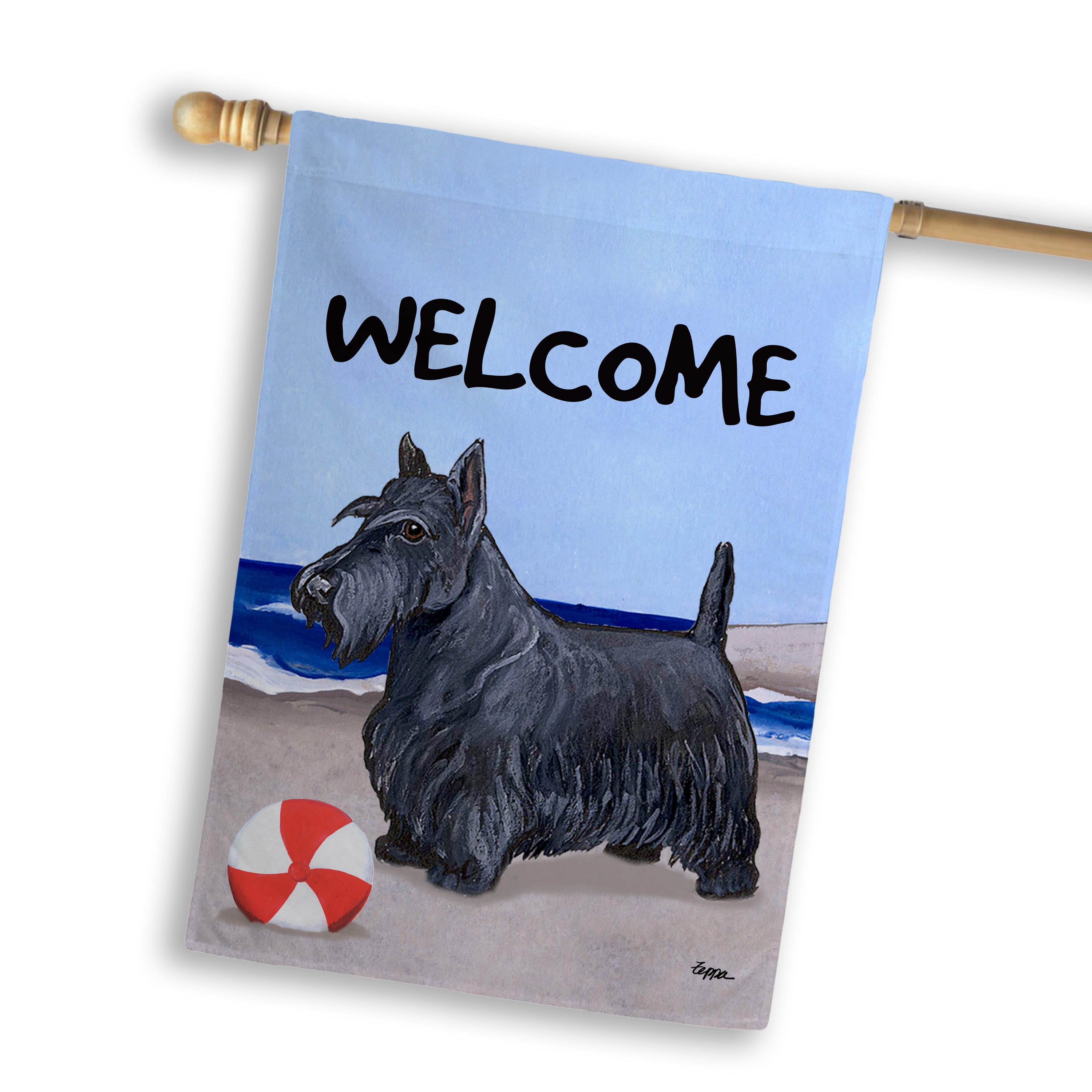 Scottish Terrier House Flag
