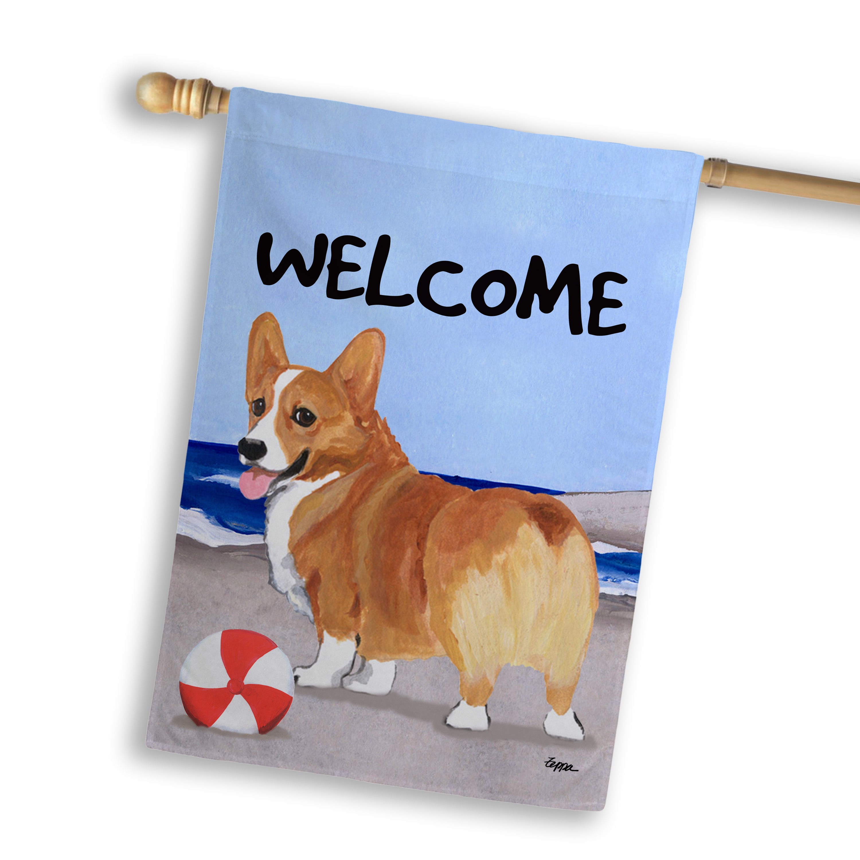 Welsh Corgi Pembroke House Flag