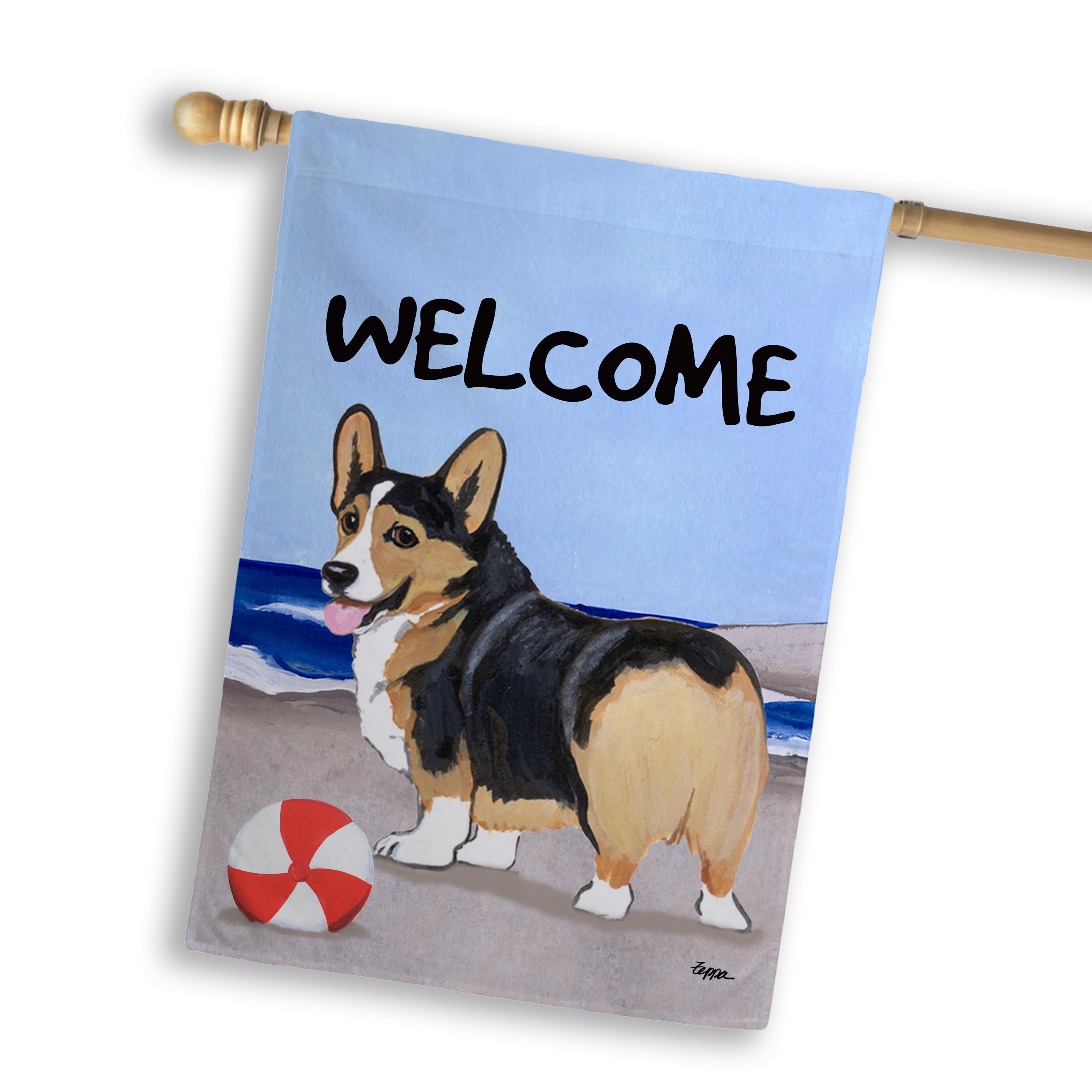 Welsh Corgi Pembroke House Flag