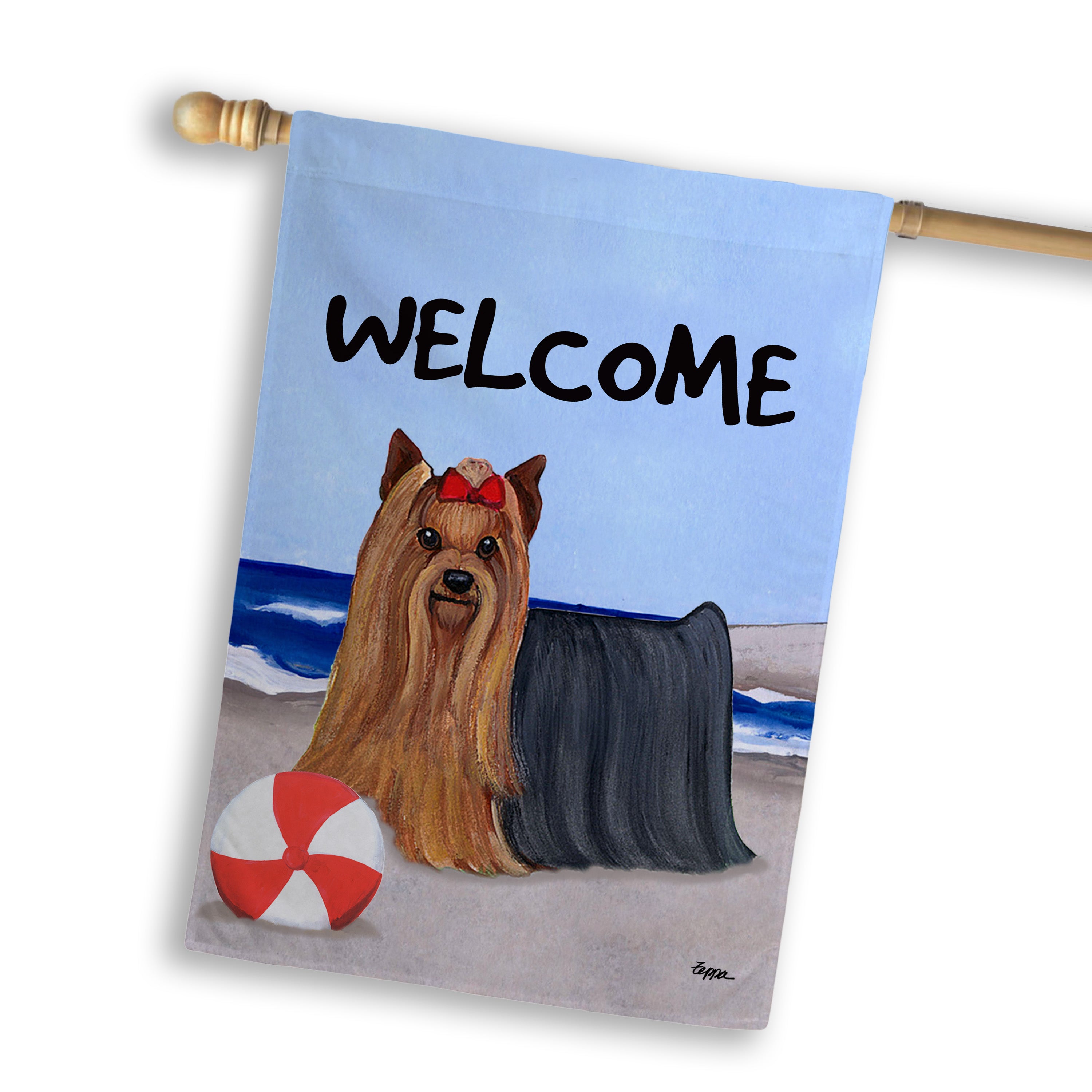 Yorkshire Terrier House Flag
