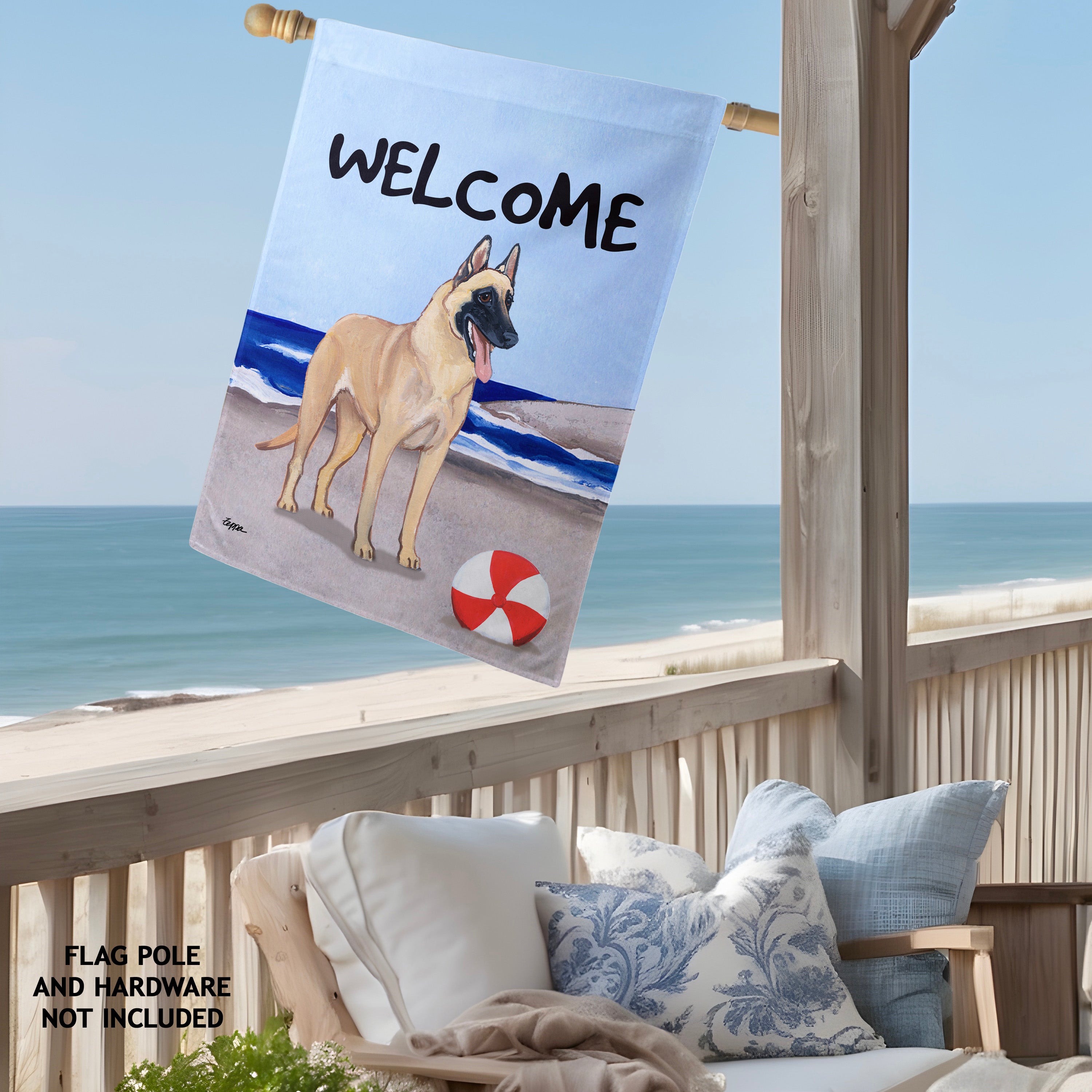 Belgian Malinois House Flag