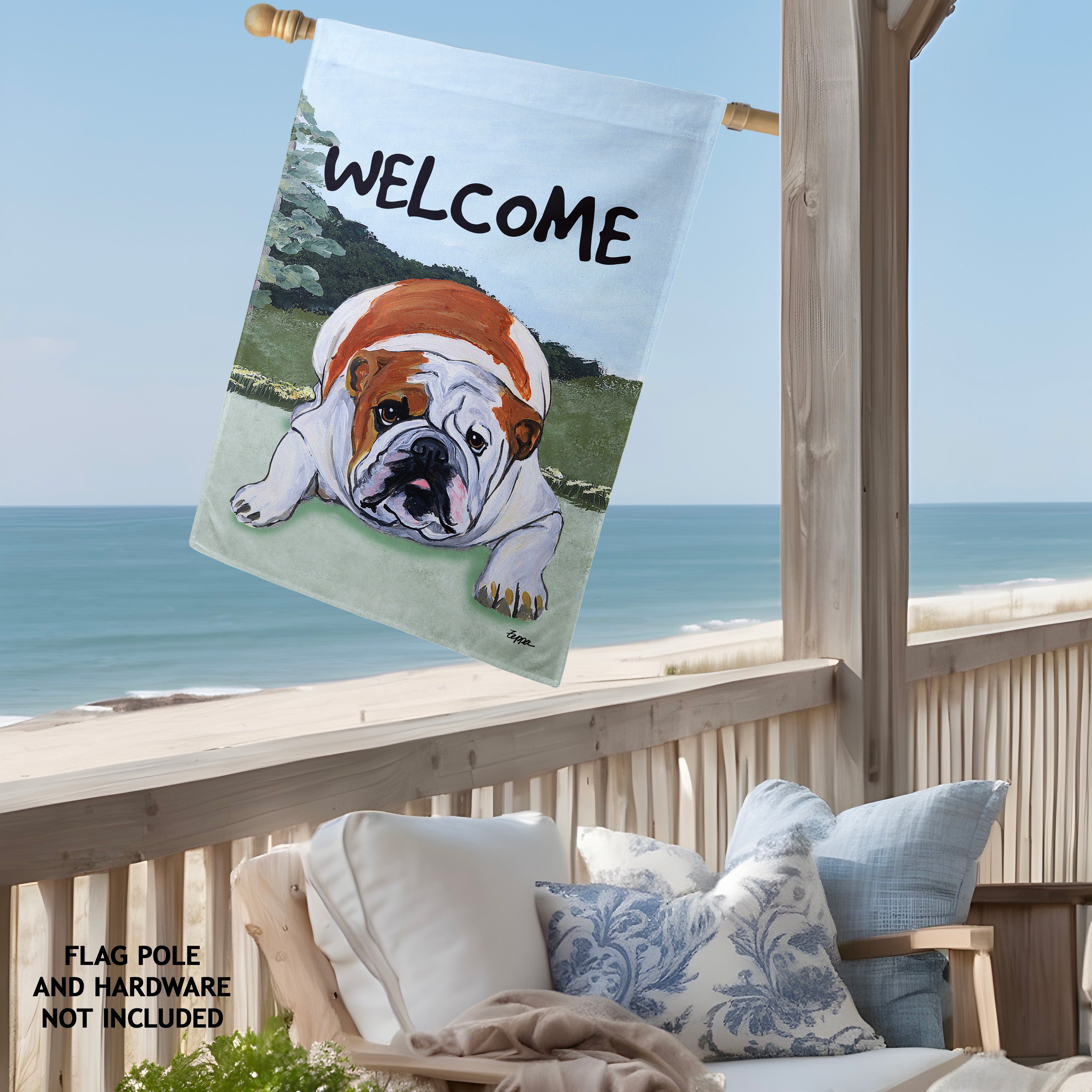 English Bulldog House Flag