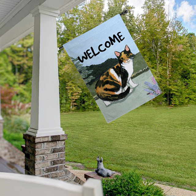 Calico Cat House Flag
