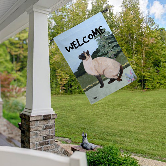 Siamese Cat House Flag