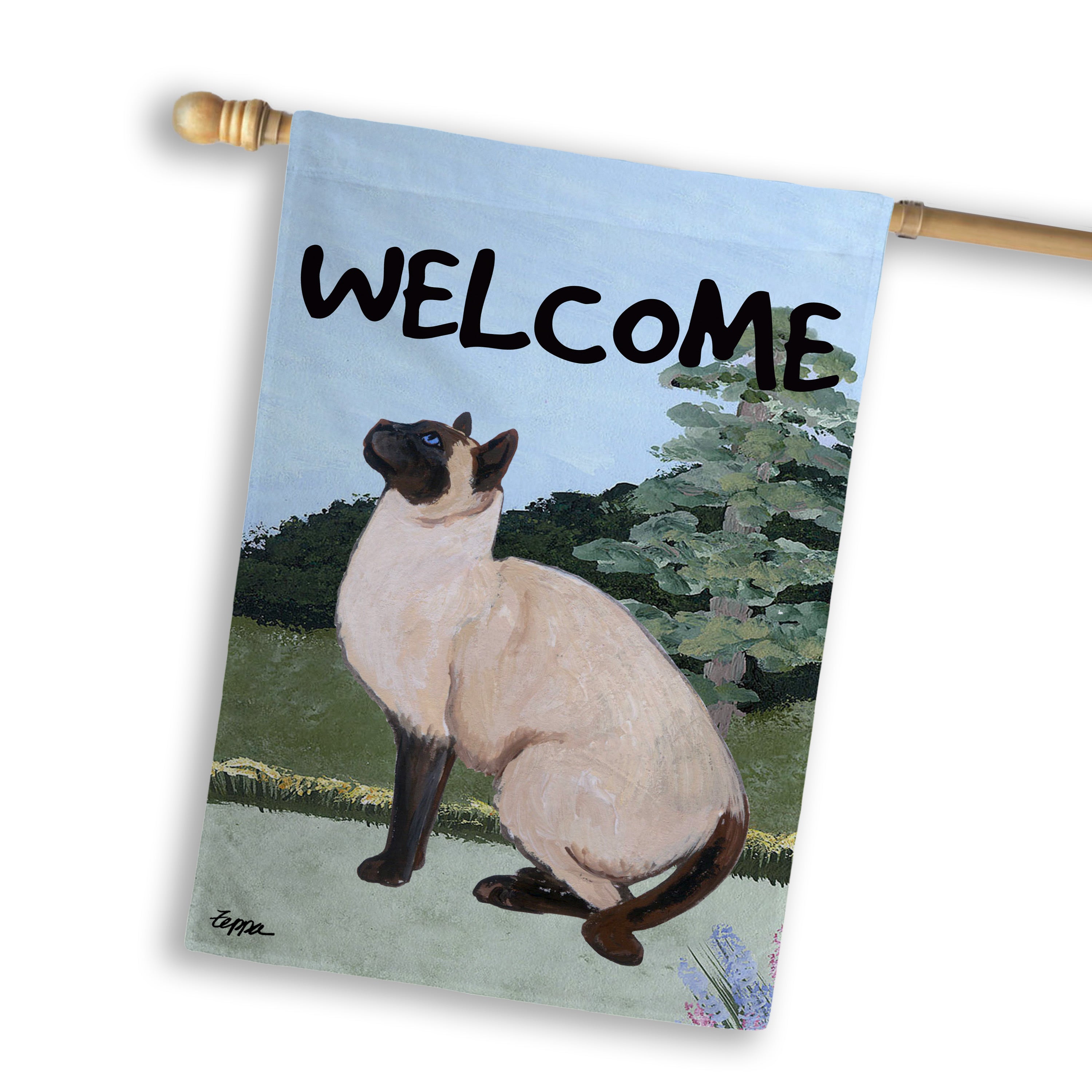 Siamese Cat House Flag