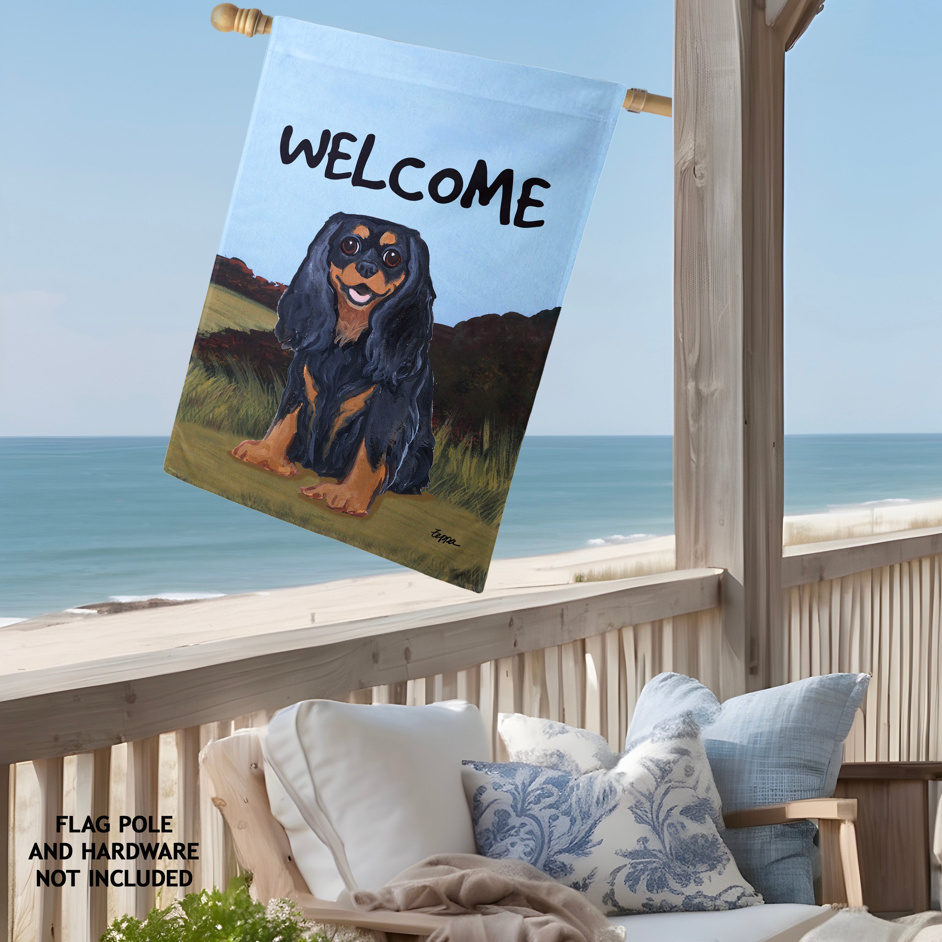 Cavalier King Charles Spaniel House Flag