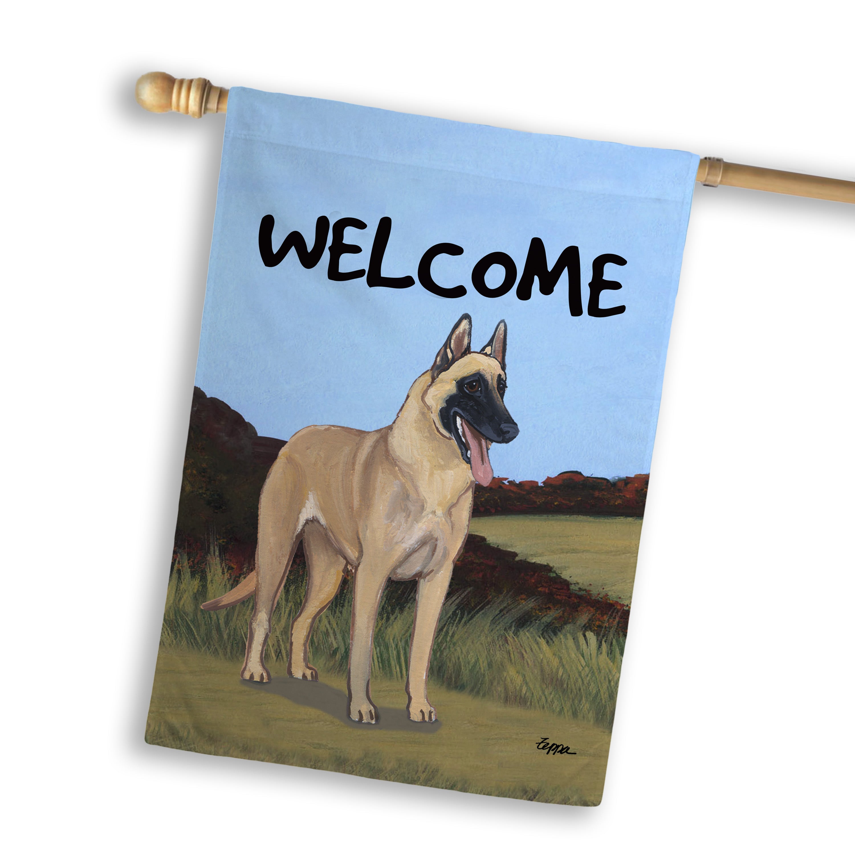 Belgian Malinois House Flag