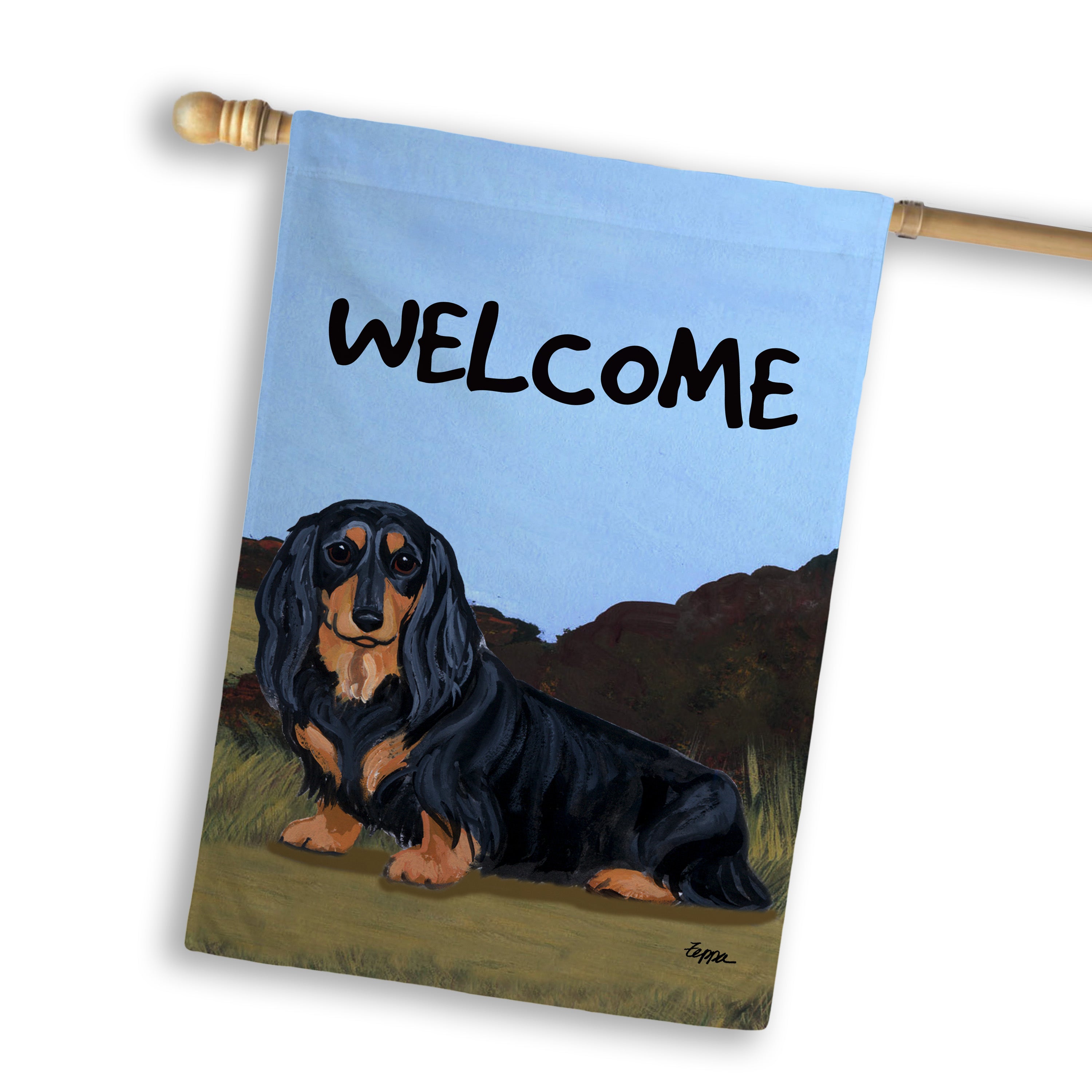 Dachshund House Flag