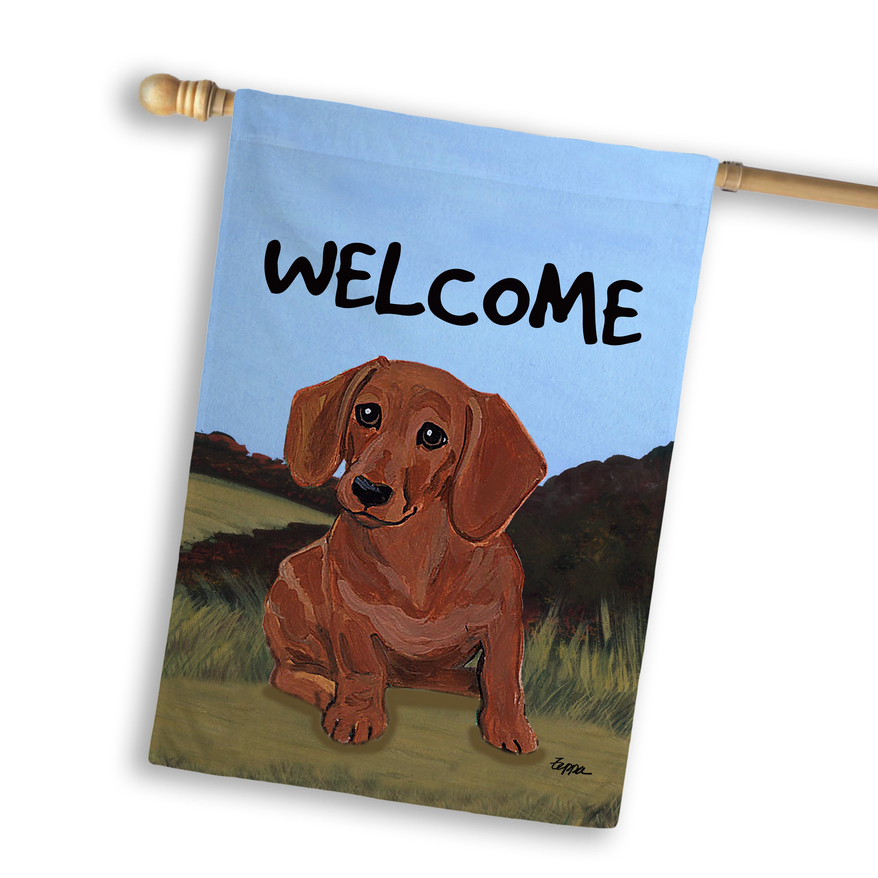 Dachshund House Flag
