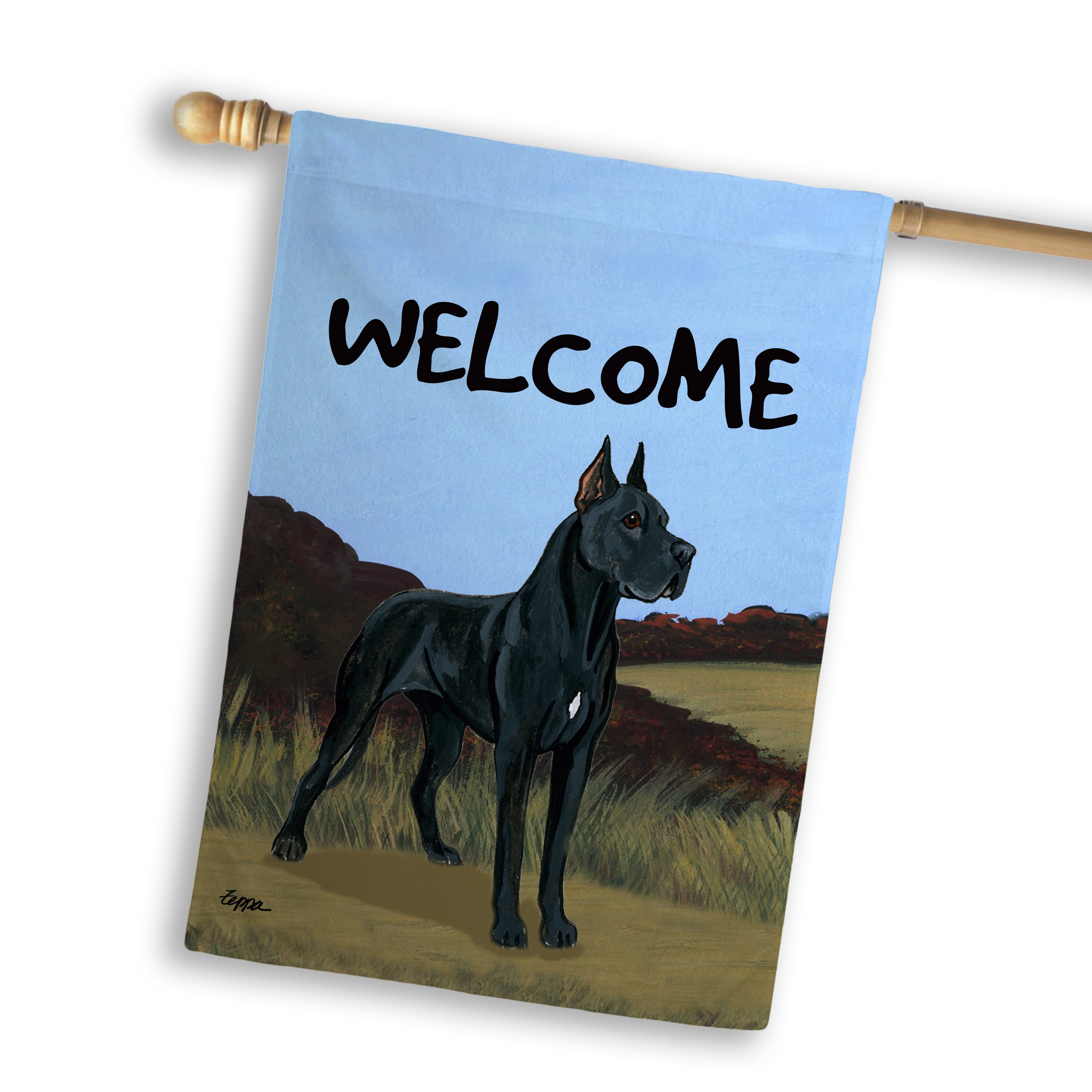 Great Dane House Flag
