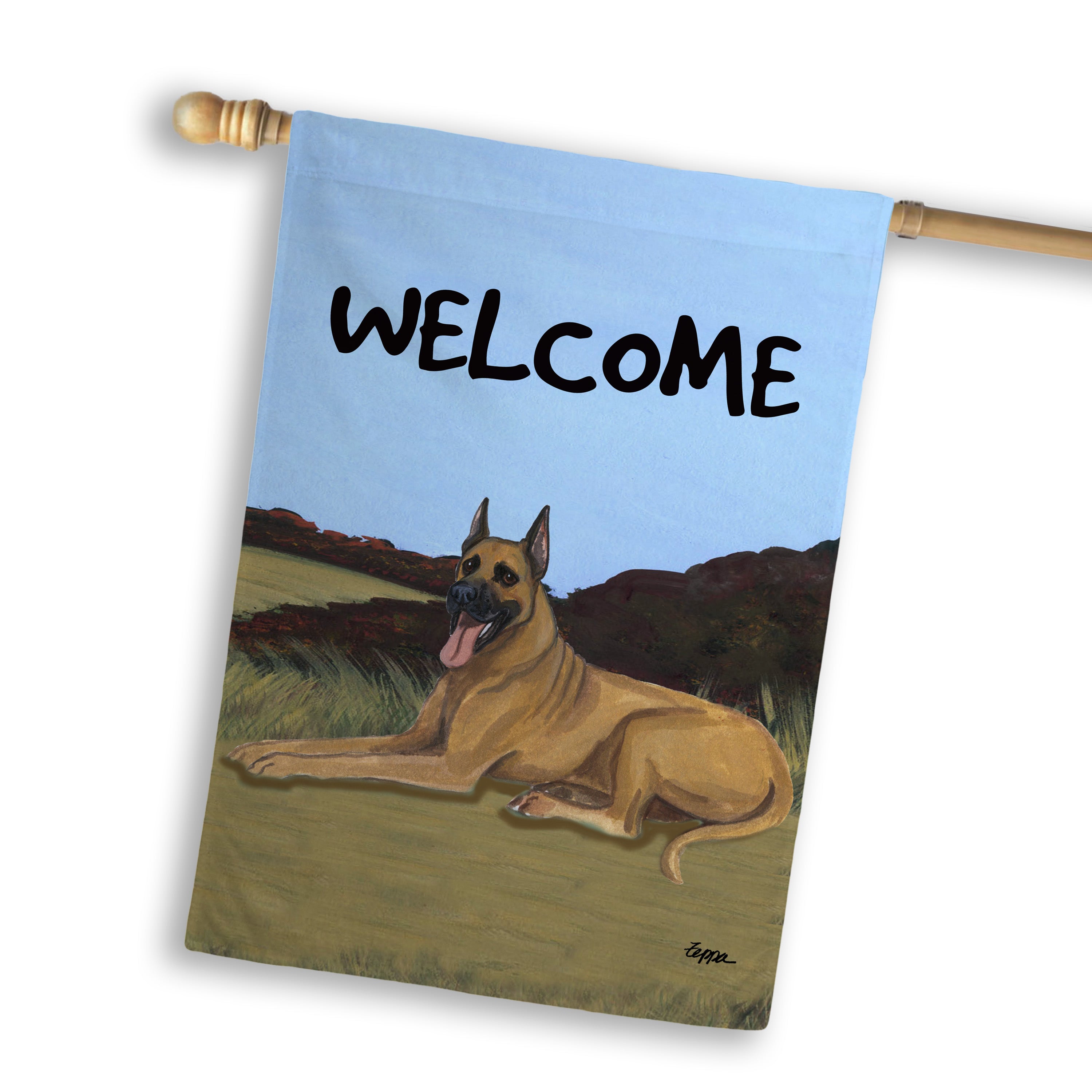 Great Dane House Flag