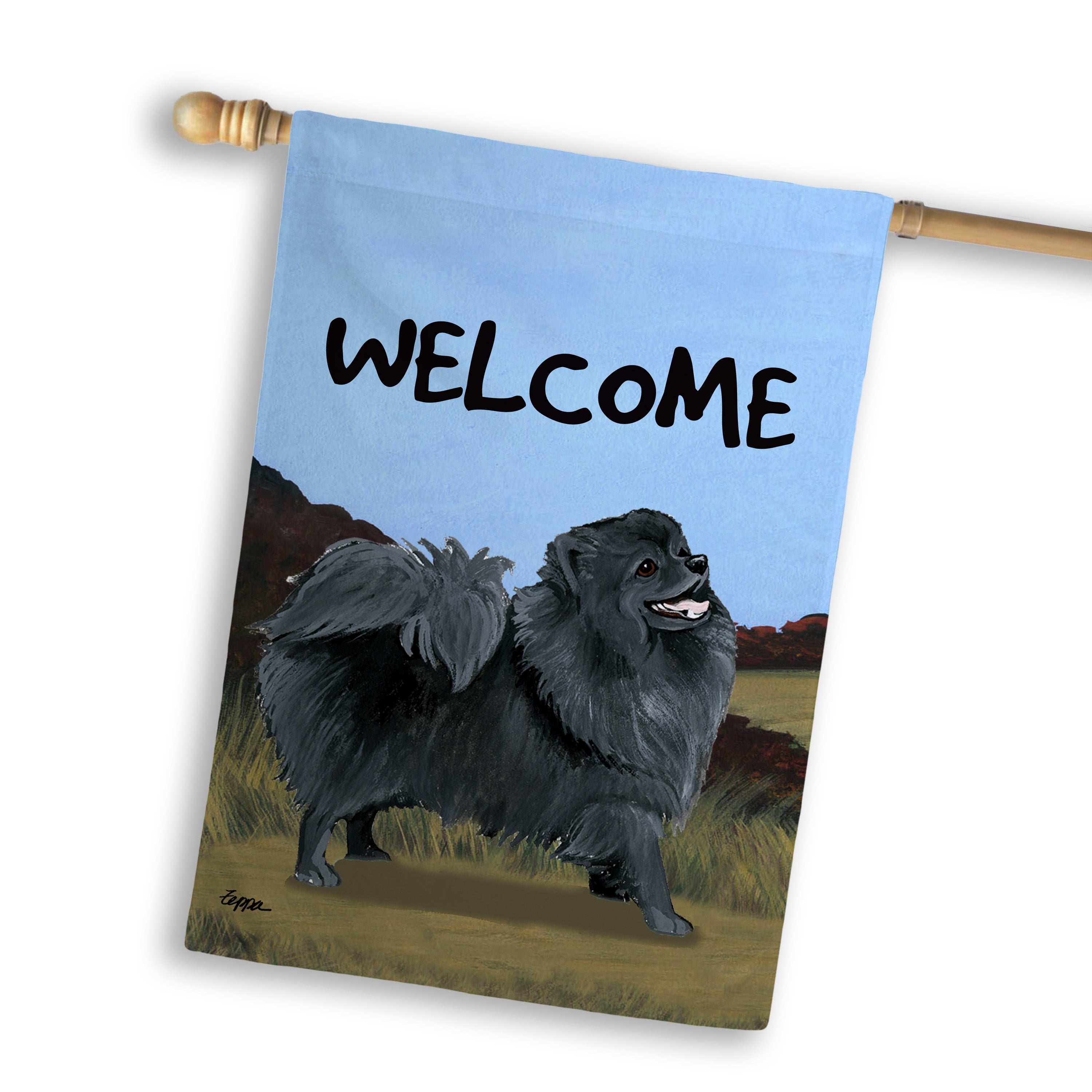 Pomeranian House Flag