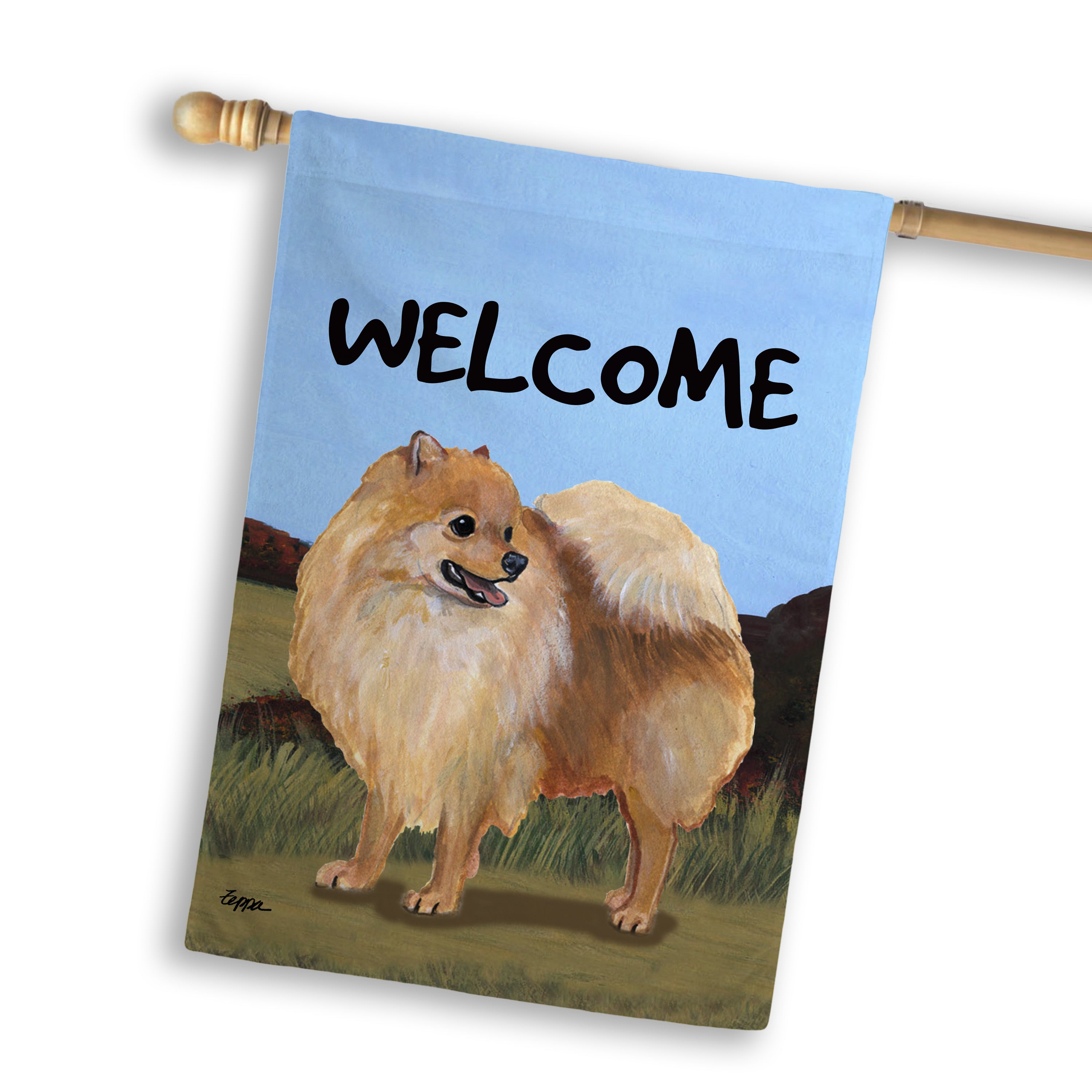 Pomeranian House Flag