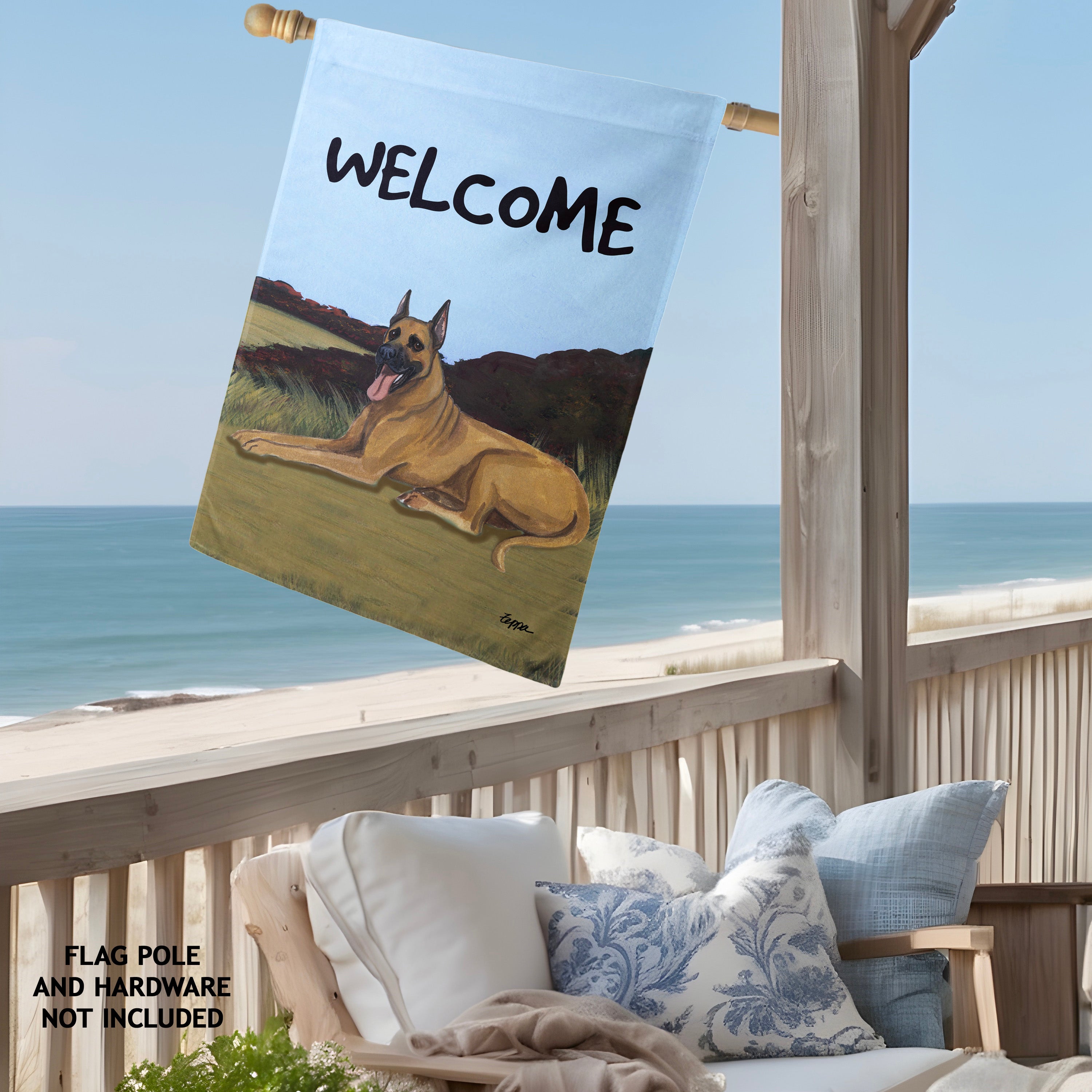 Great Dane House Flag