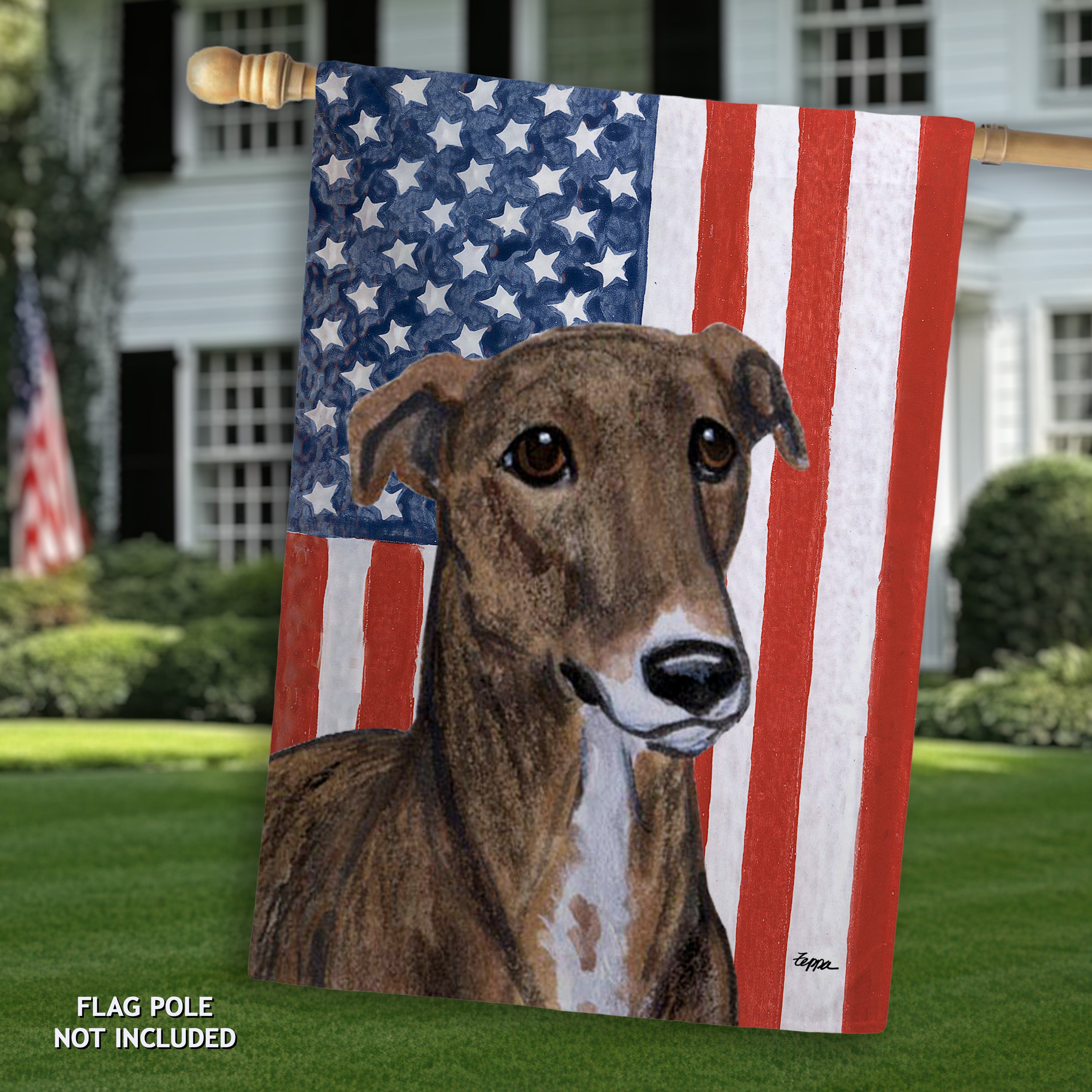 Greyhound Americana House Flag