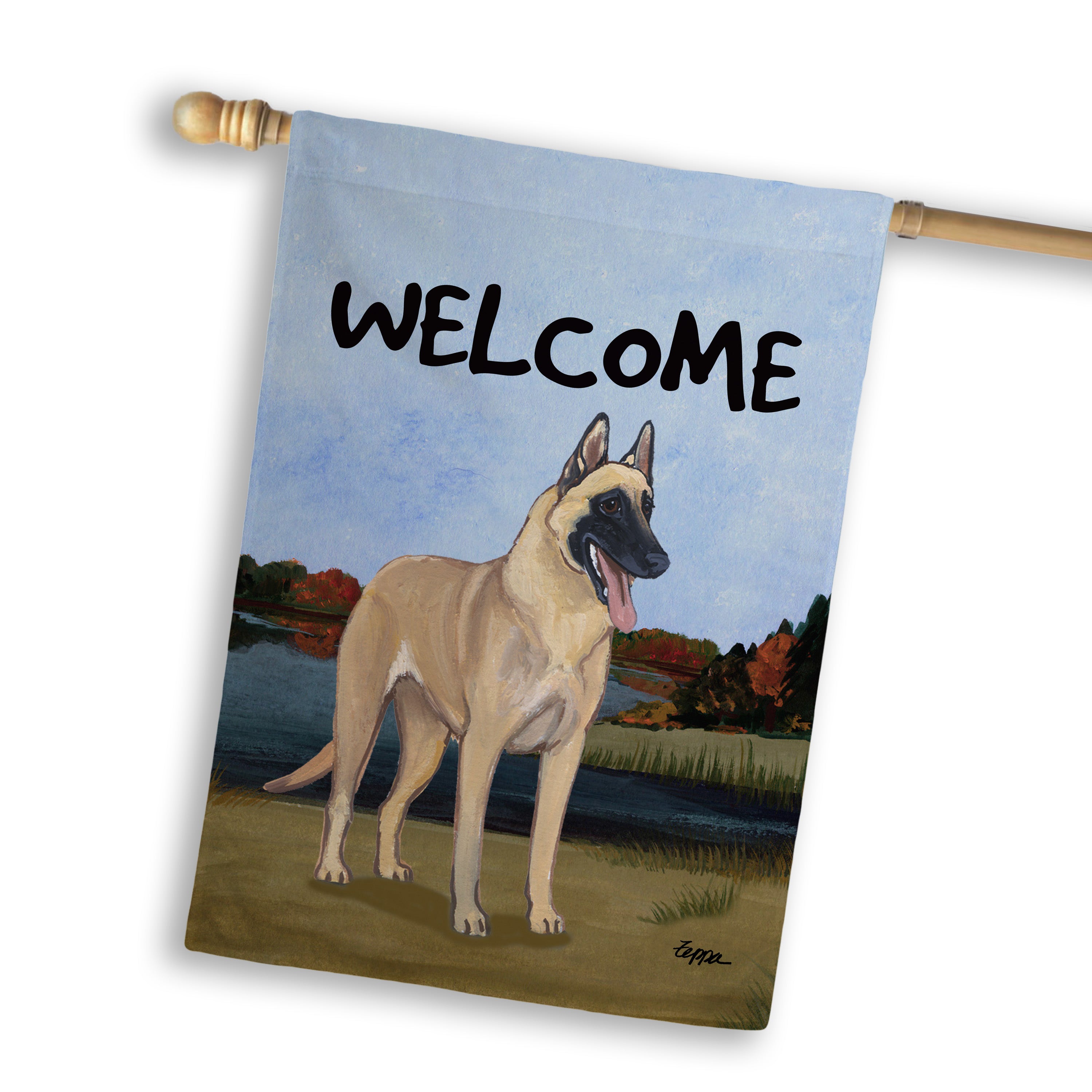 Belgian Malinois House Flag