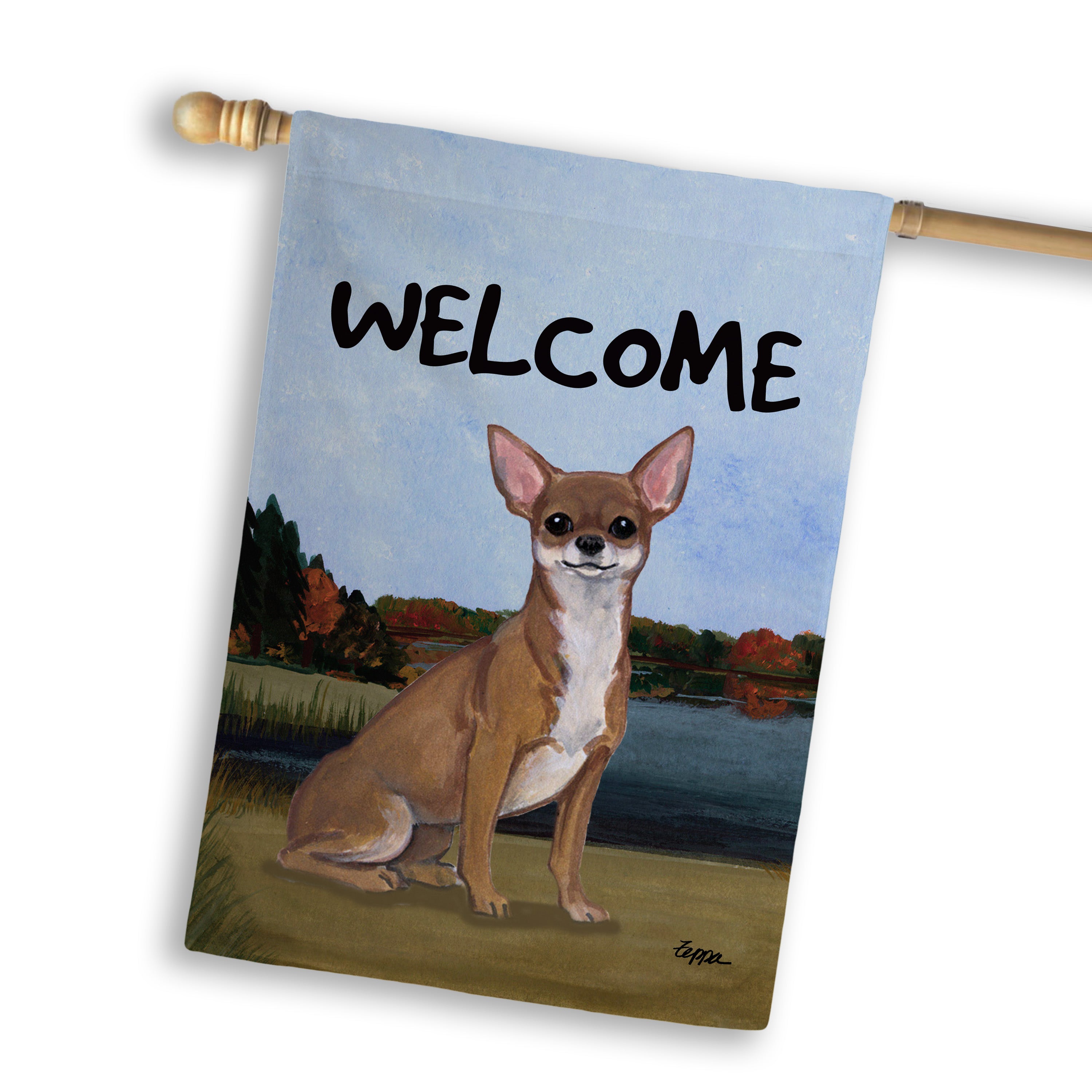 Chihuahua House Flag