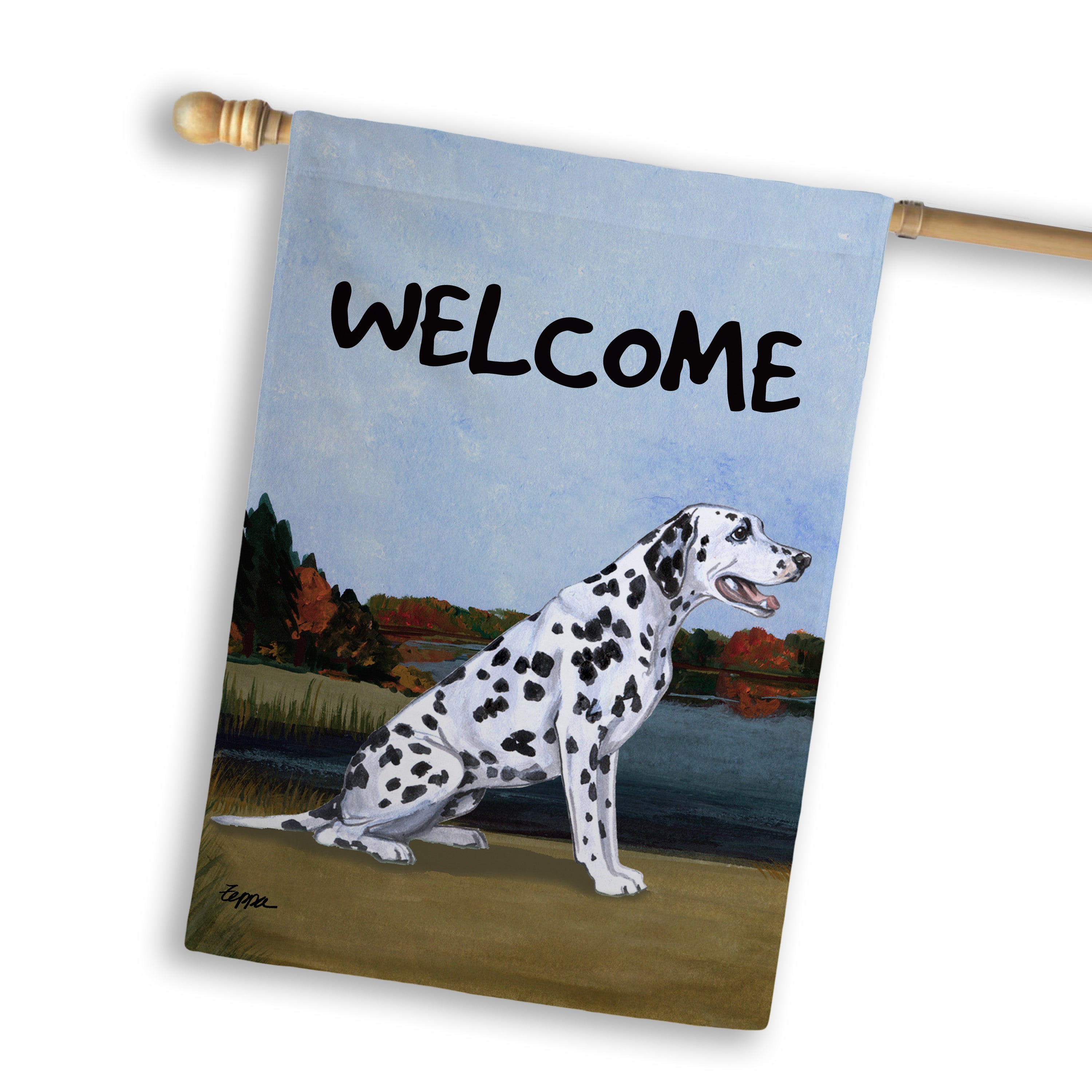 Dalmatian House Flag