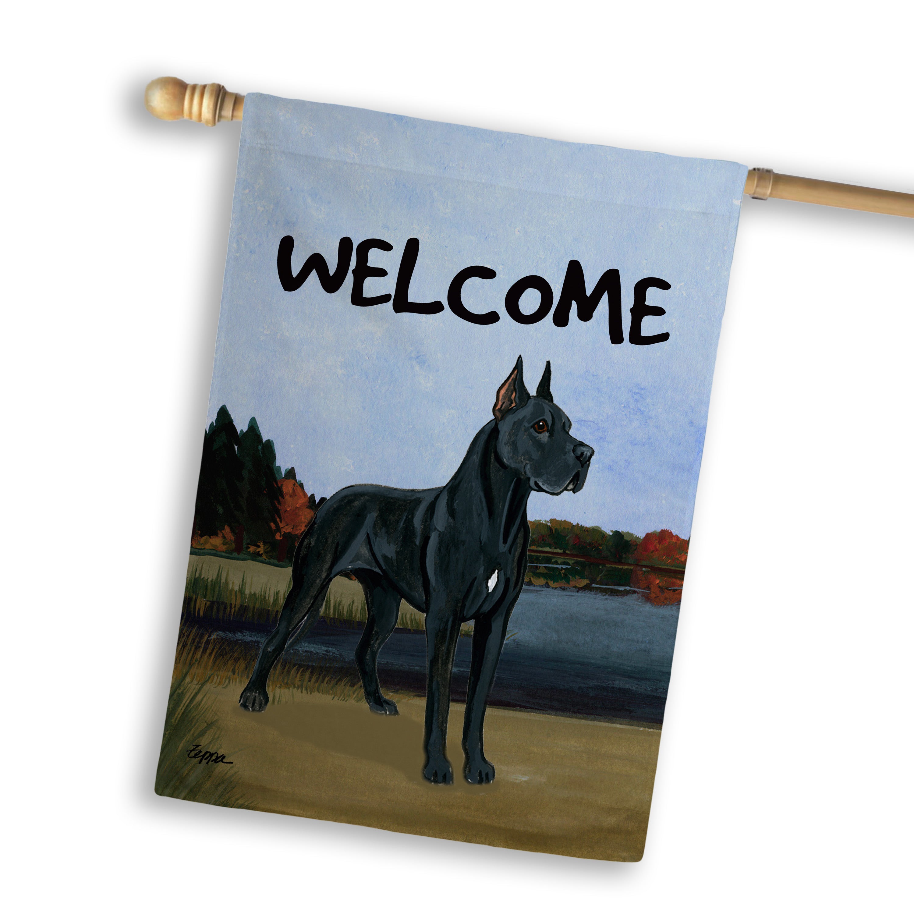 Great Dane House Flag