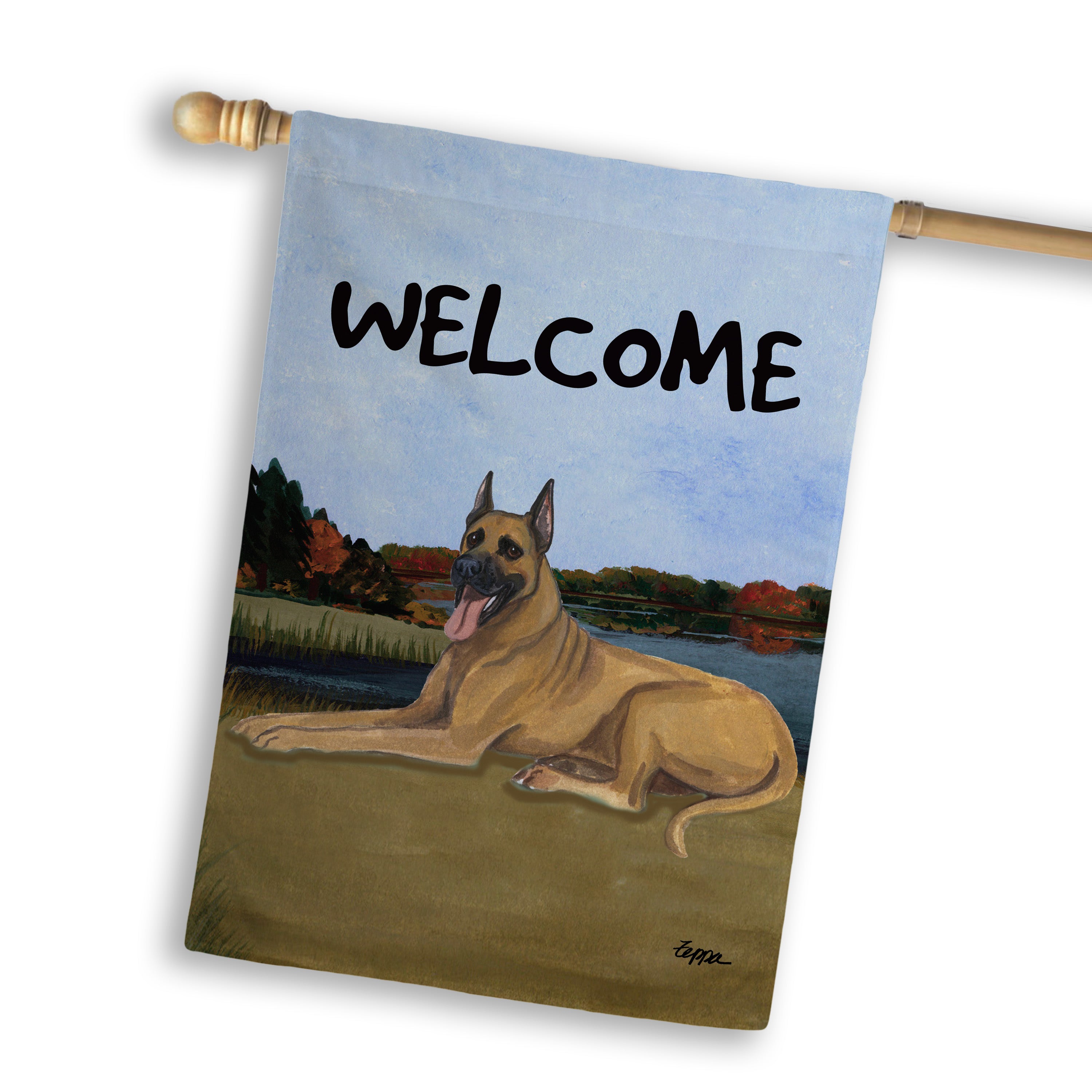Great Dane House Flag