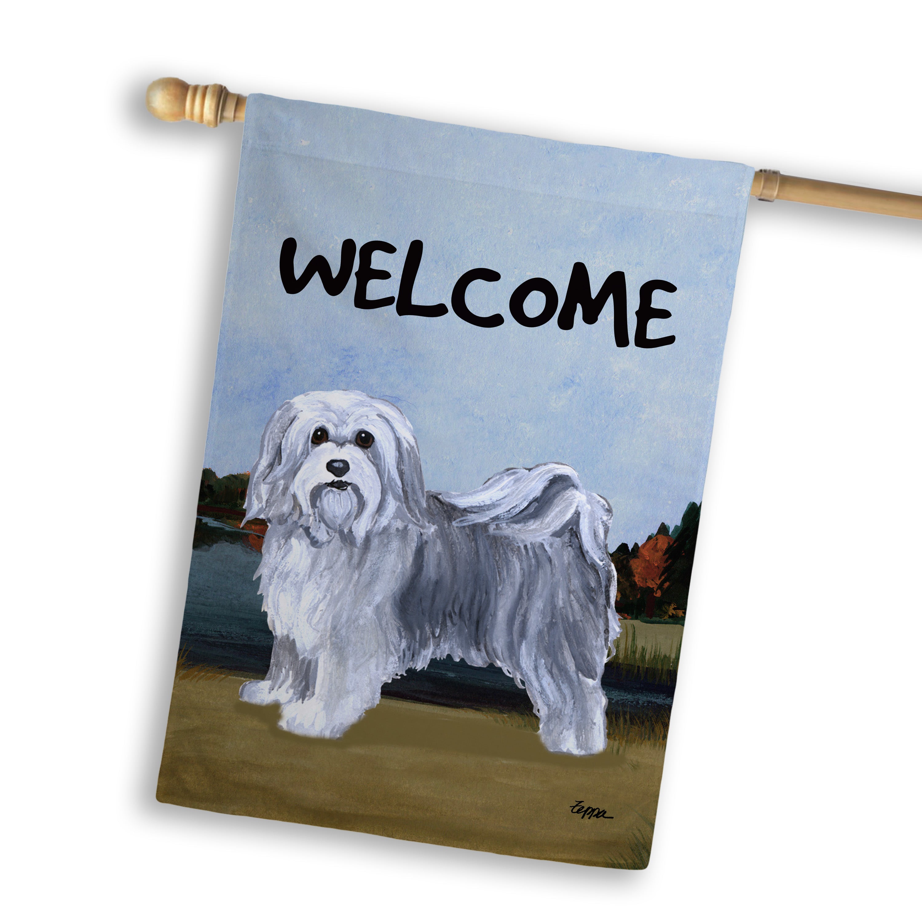 Havanese House Flag