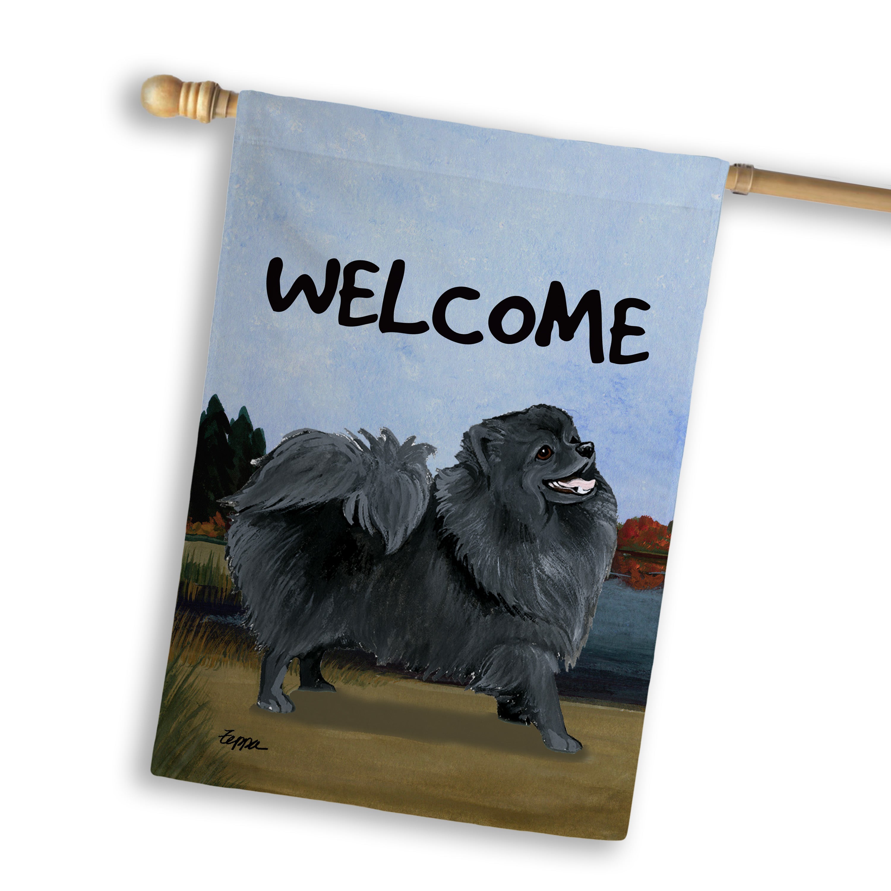 Pomeranian House Flag