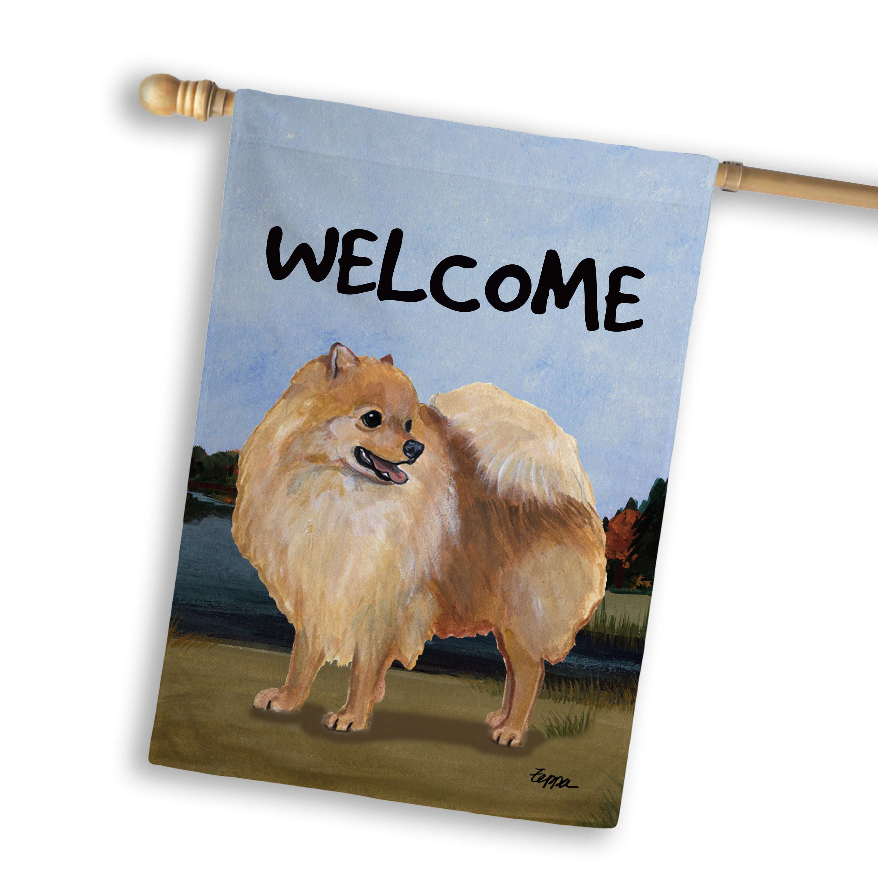 Pomeranian House Flag