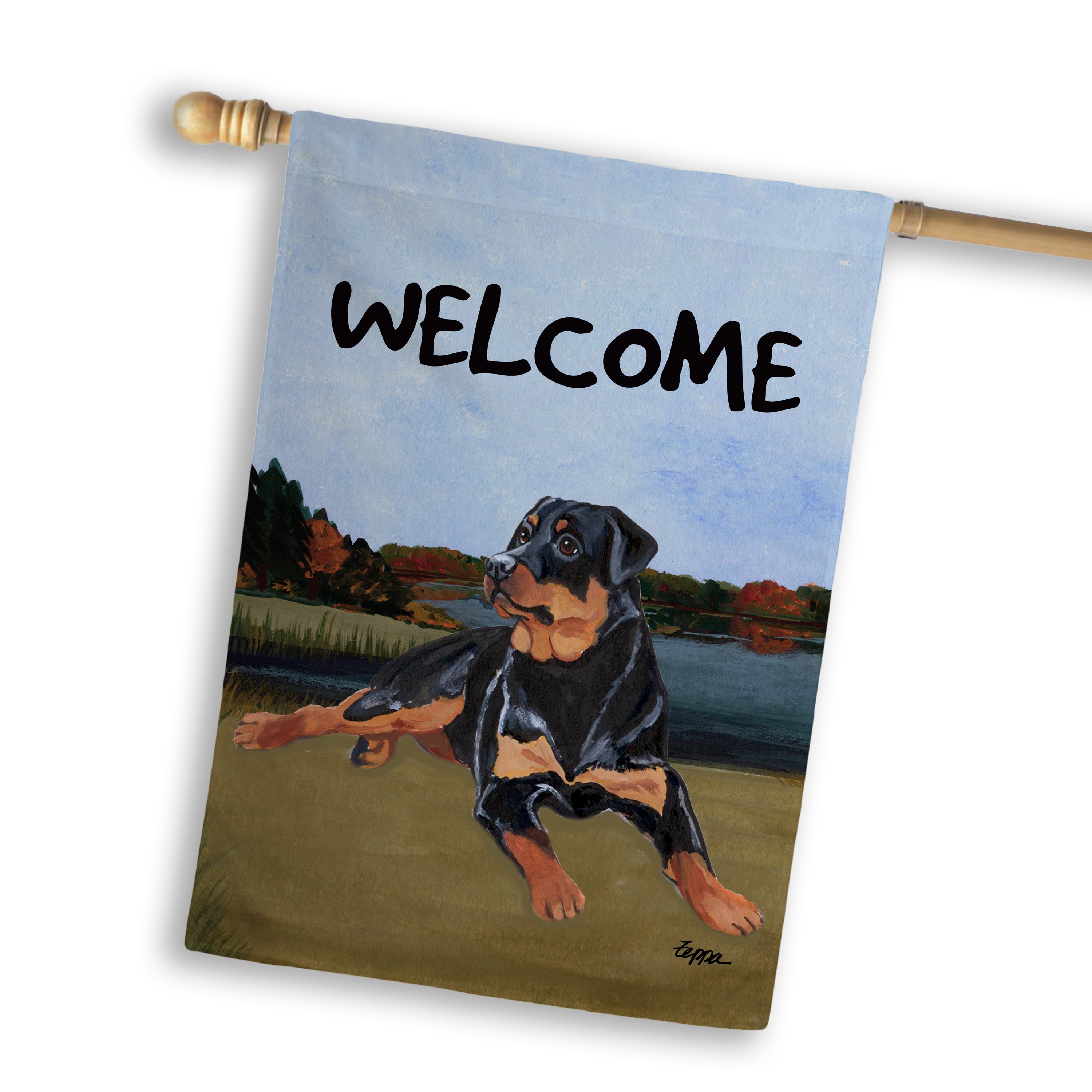 Rottweiler House Flag