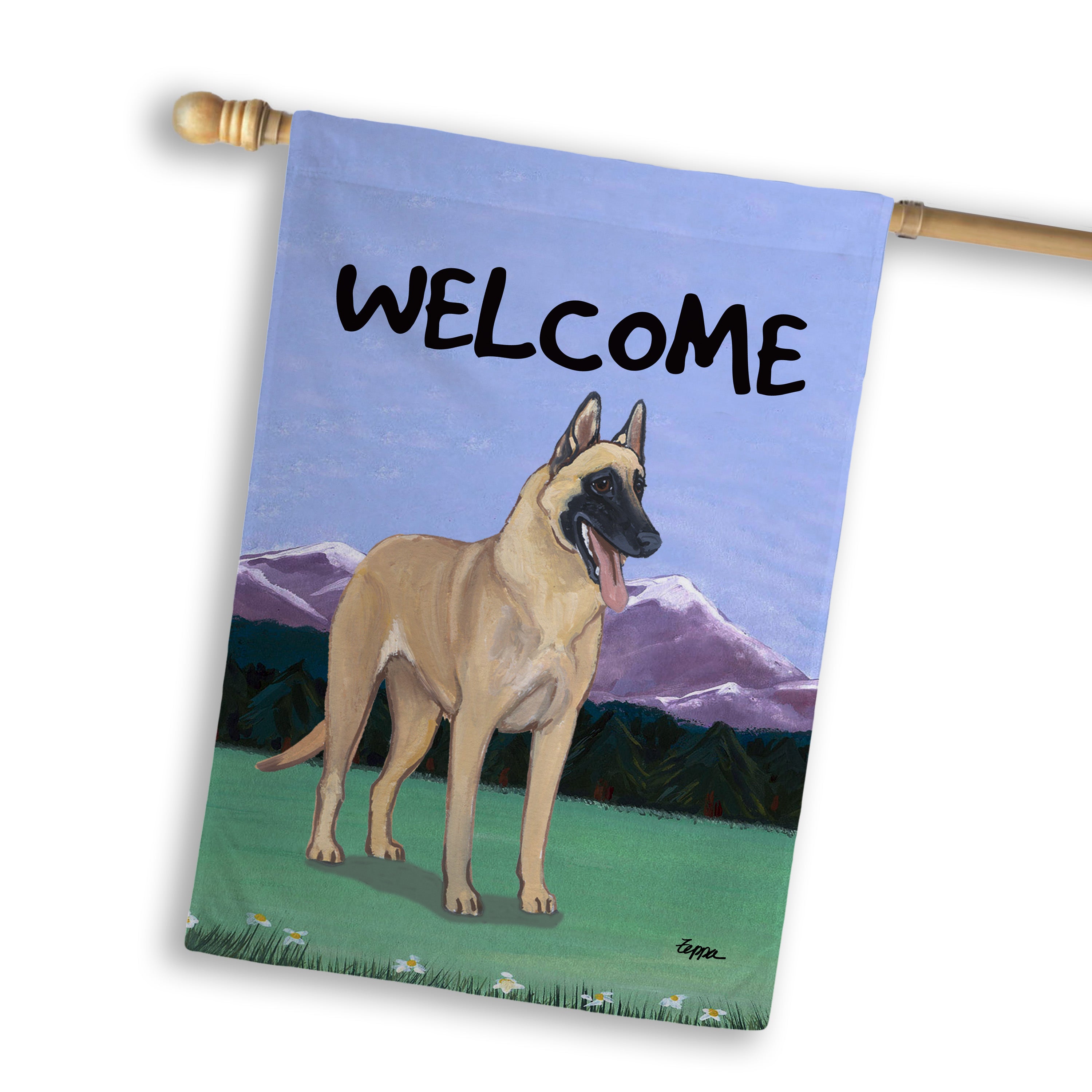 Belgian Malinois House Flag