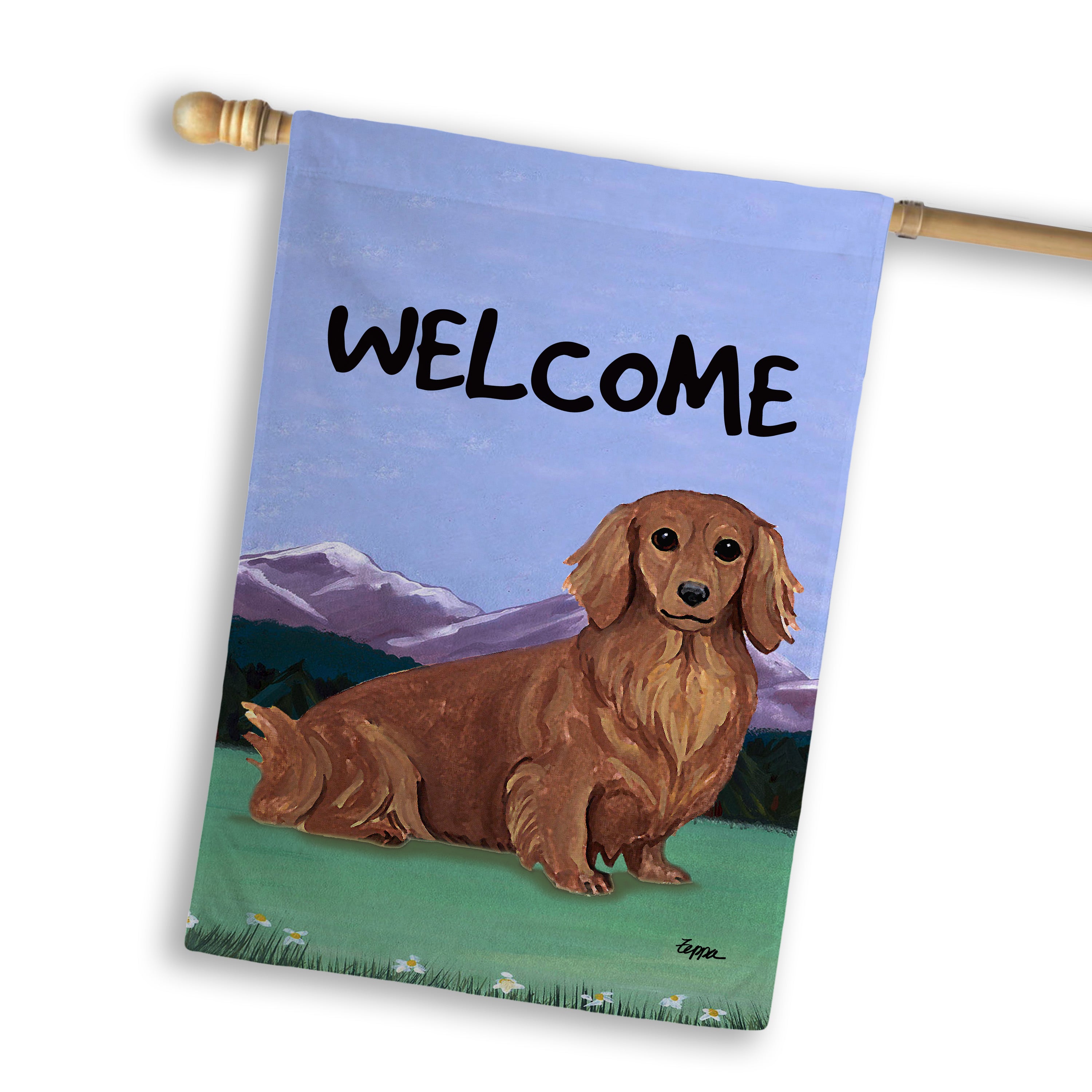 Dachshund House Flag