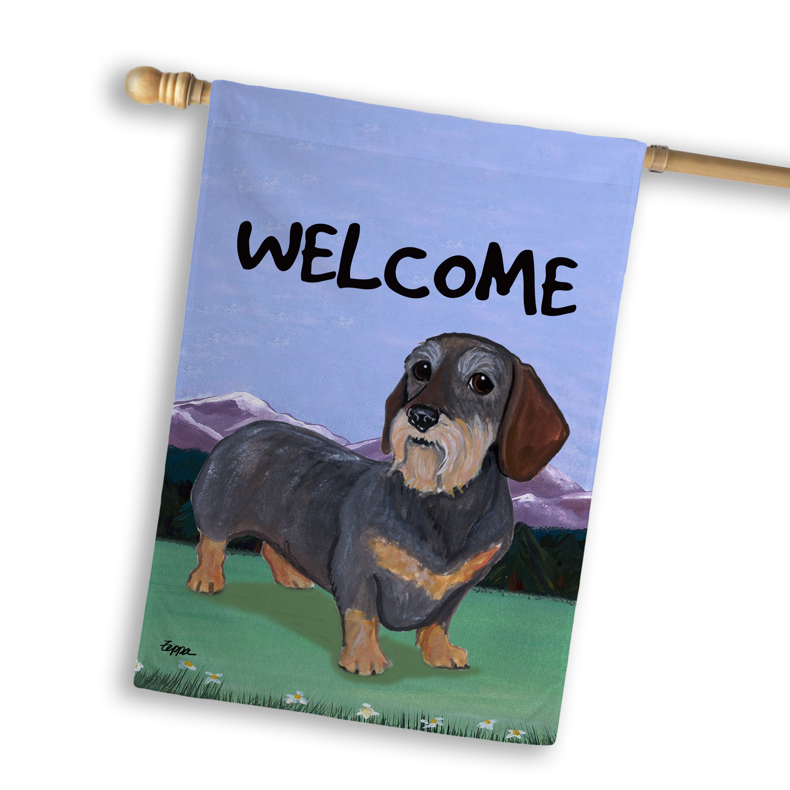 Dachshund House Flag