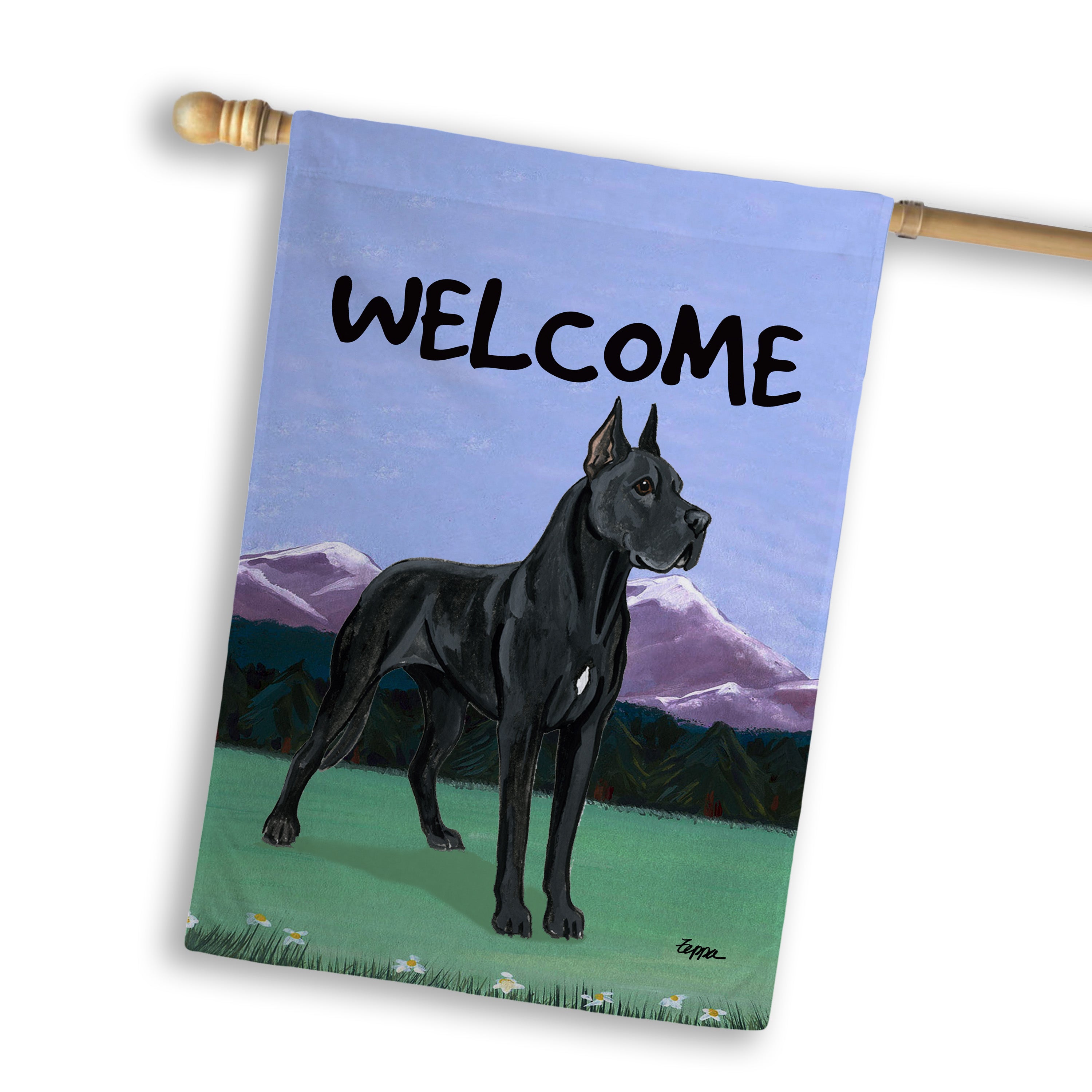 Great Dane House Flag