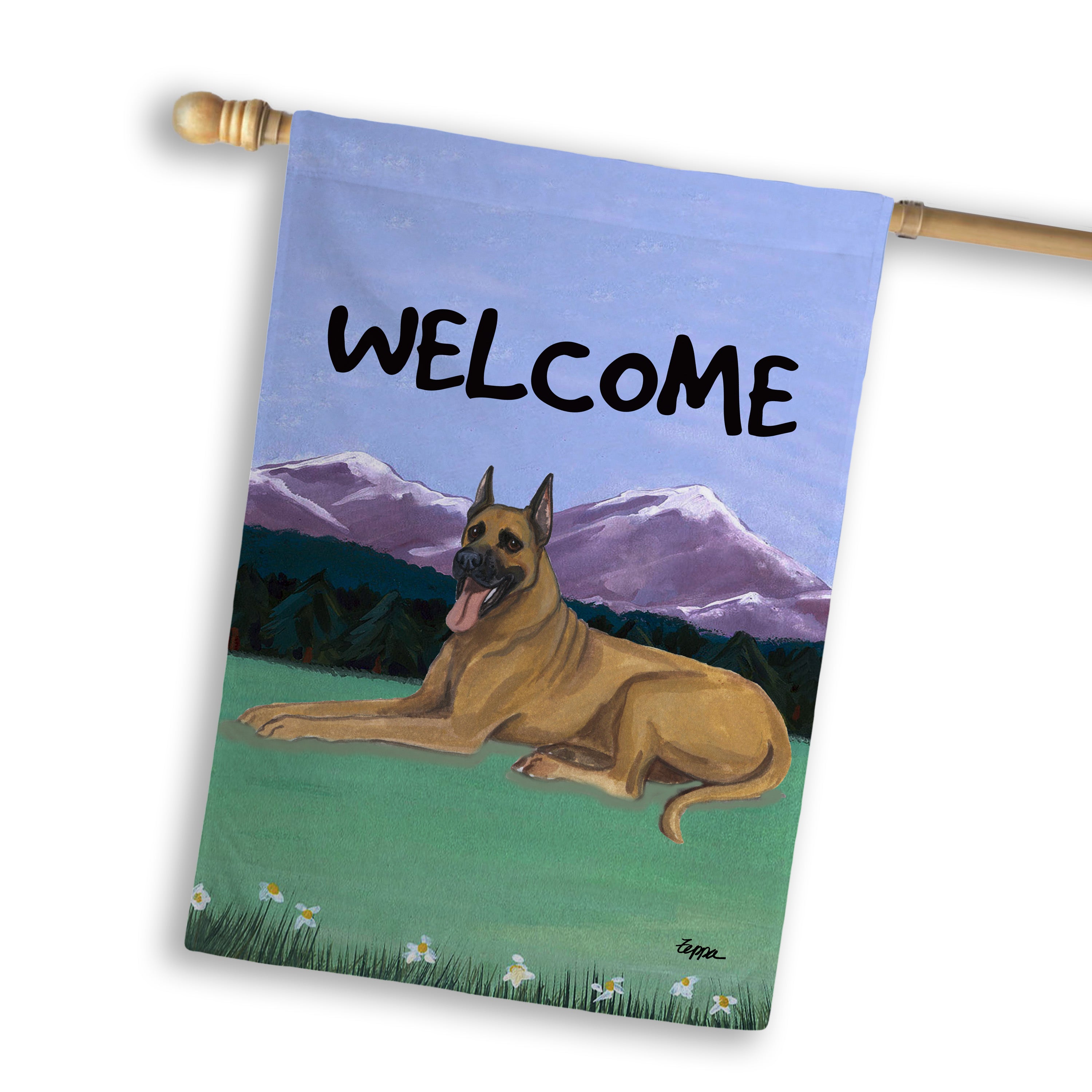 Great Dane House Flag