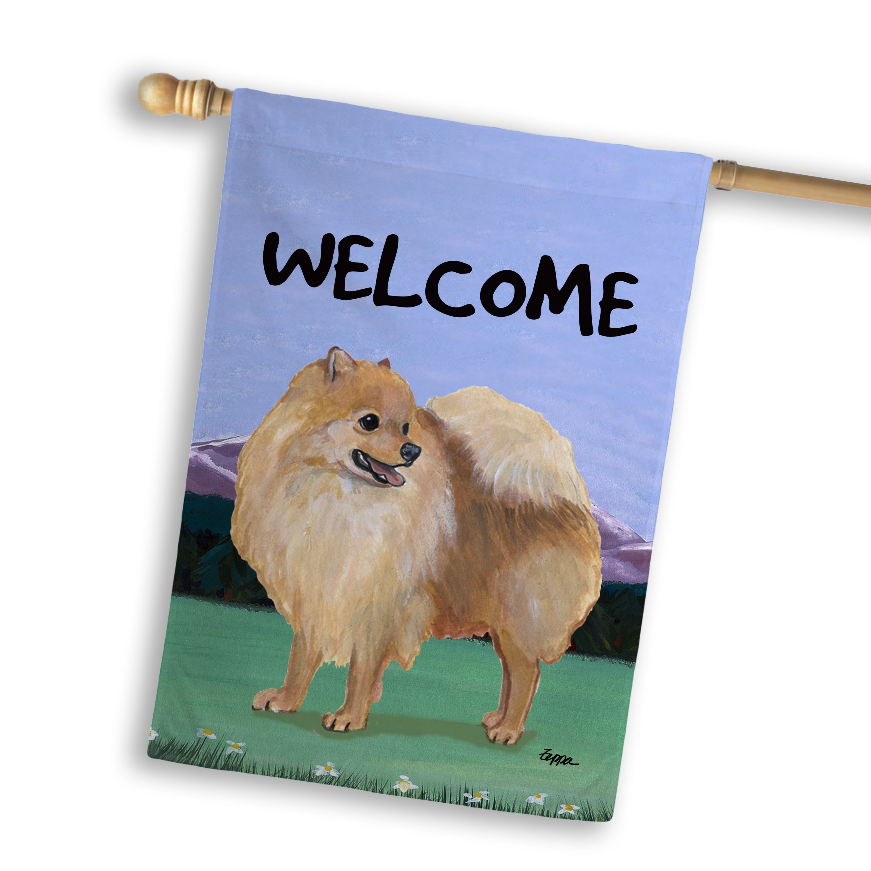 Pomeranian House Flag
