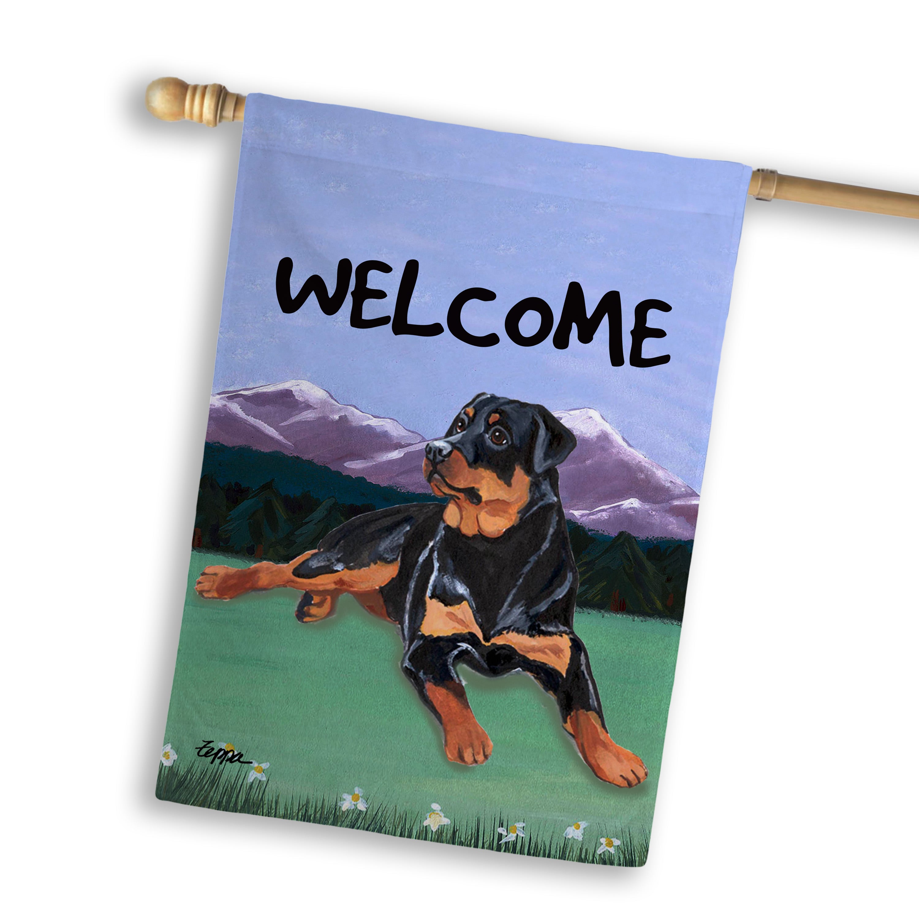 Rottweiler House Flag