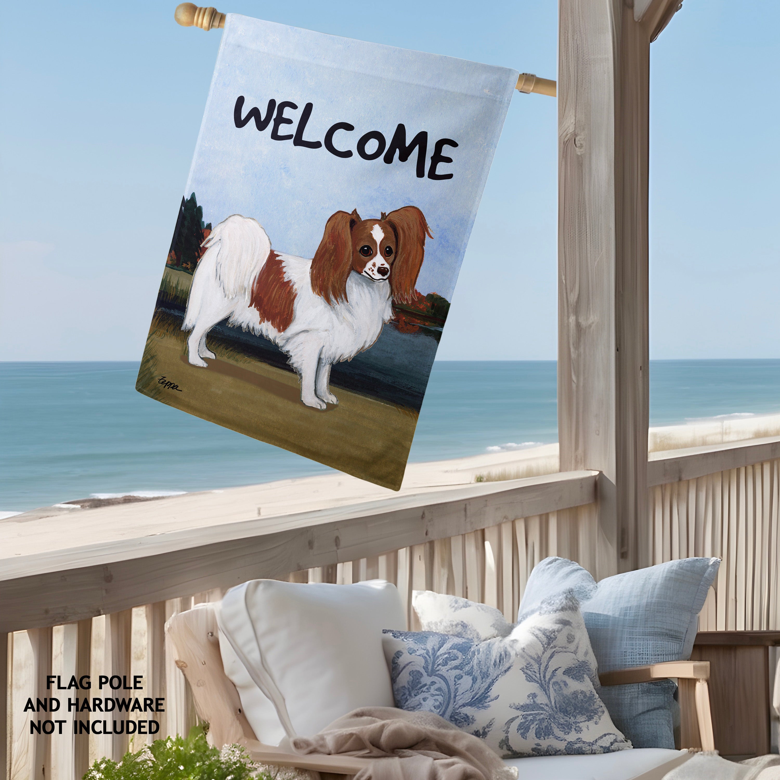 Papillon House Flag