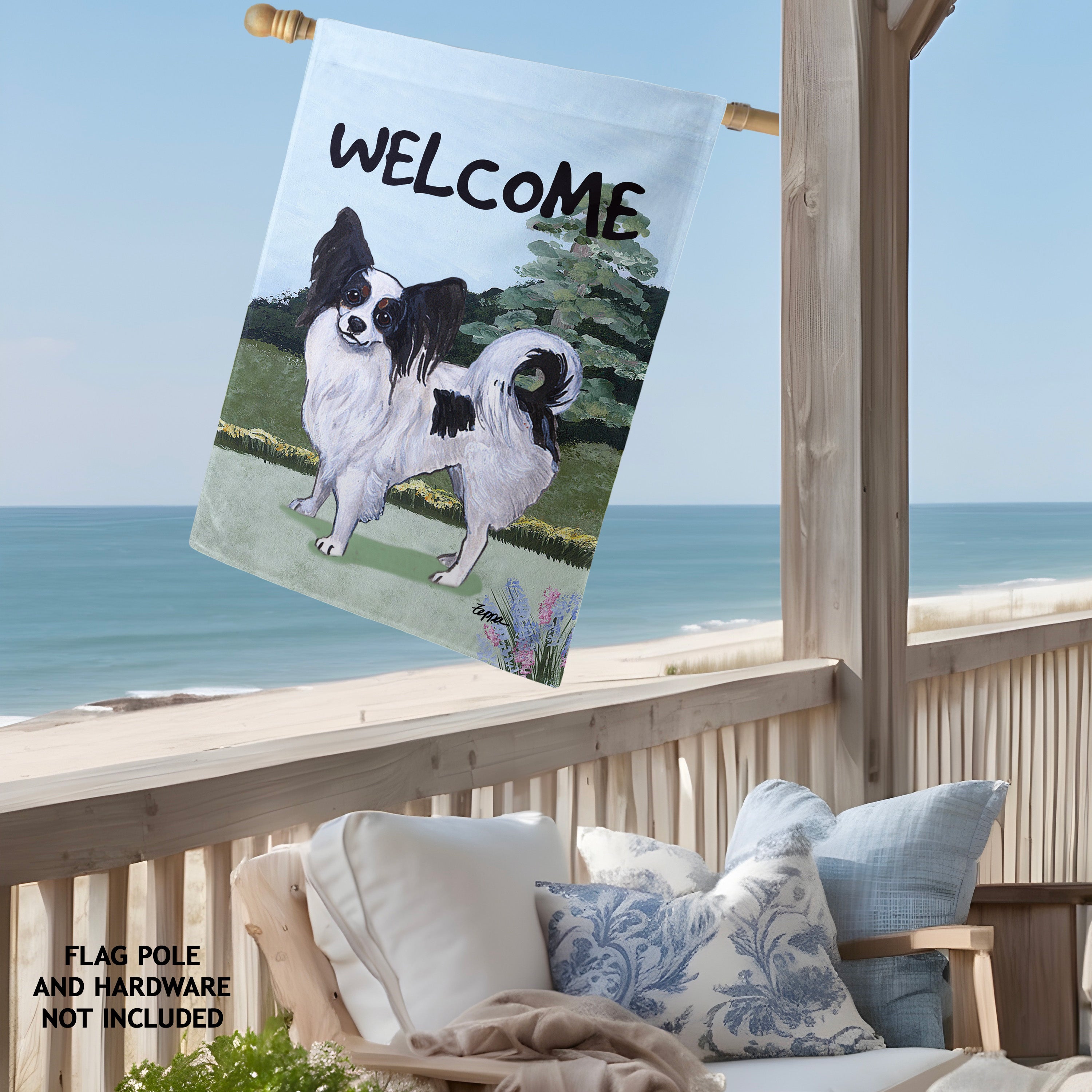 Papillon House Flag