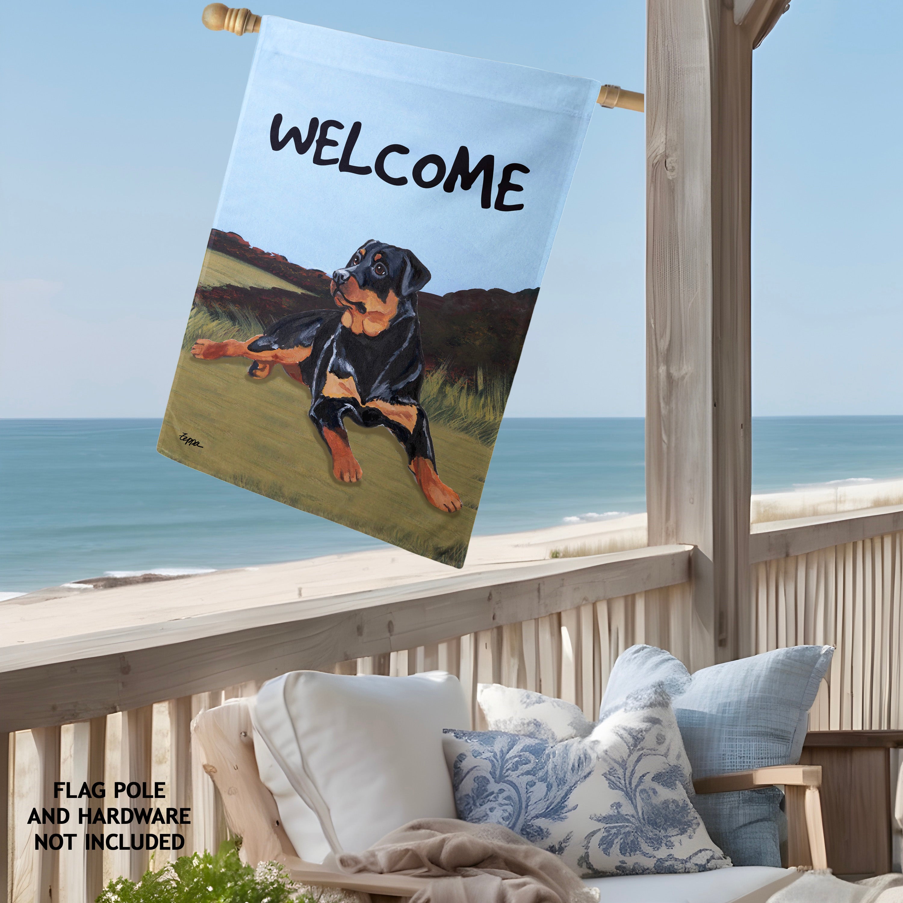 Rottweiler House Flag