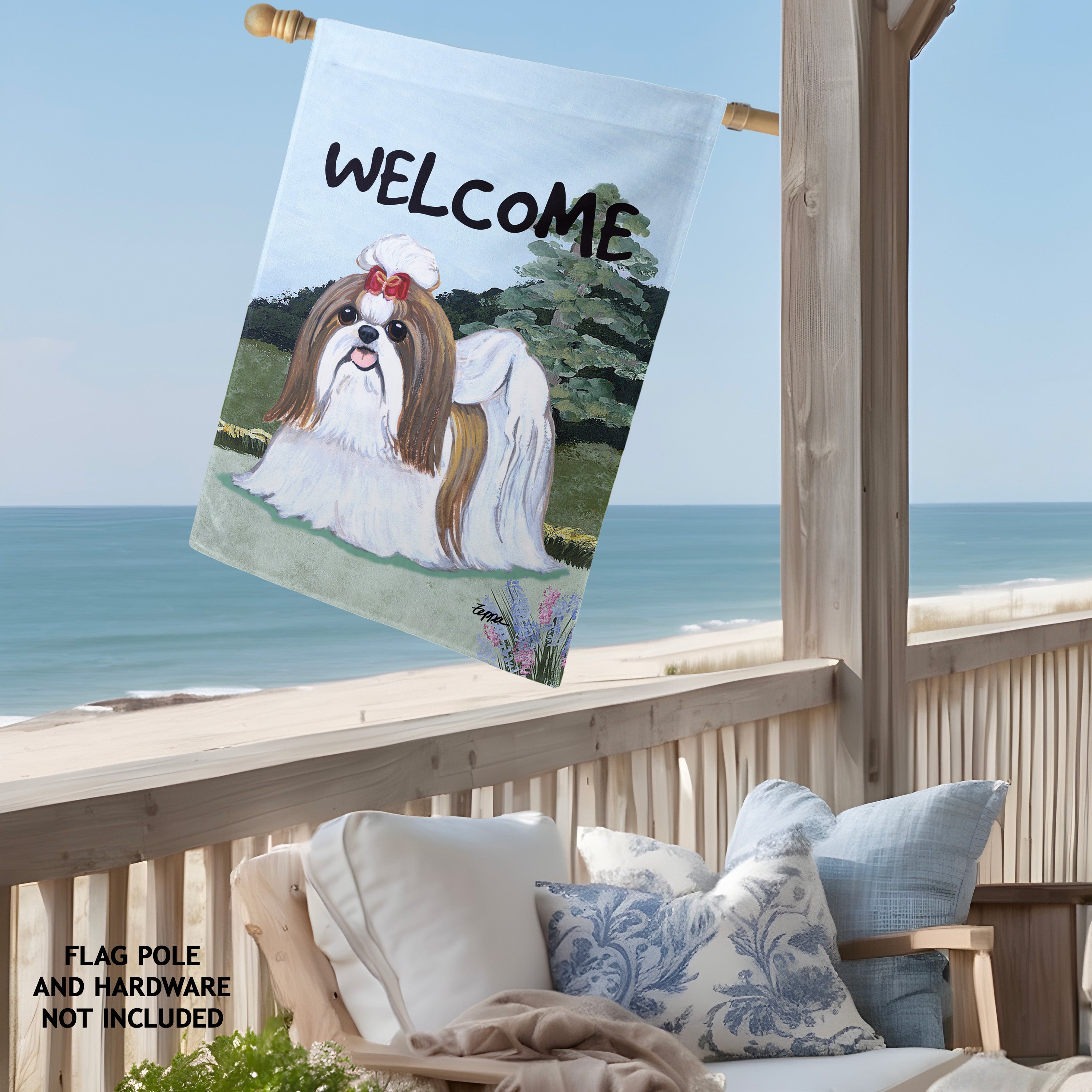 Shih Tzu House Flag
