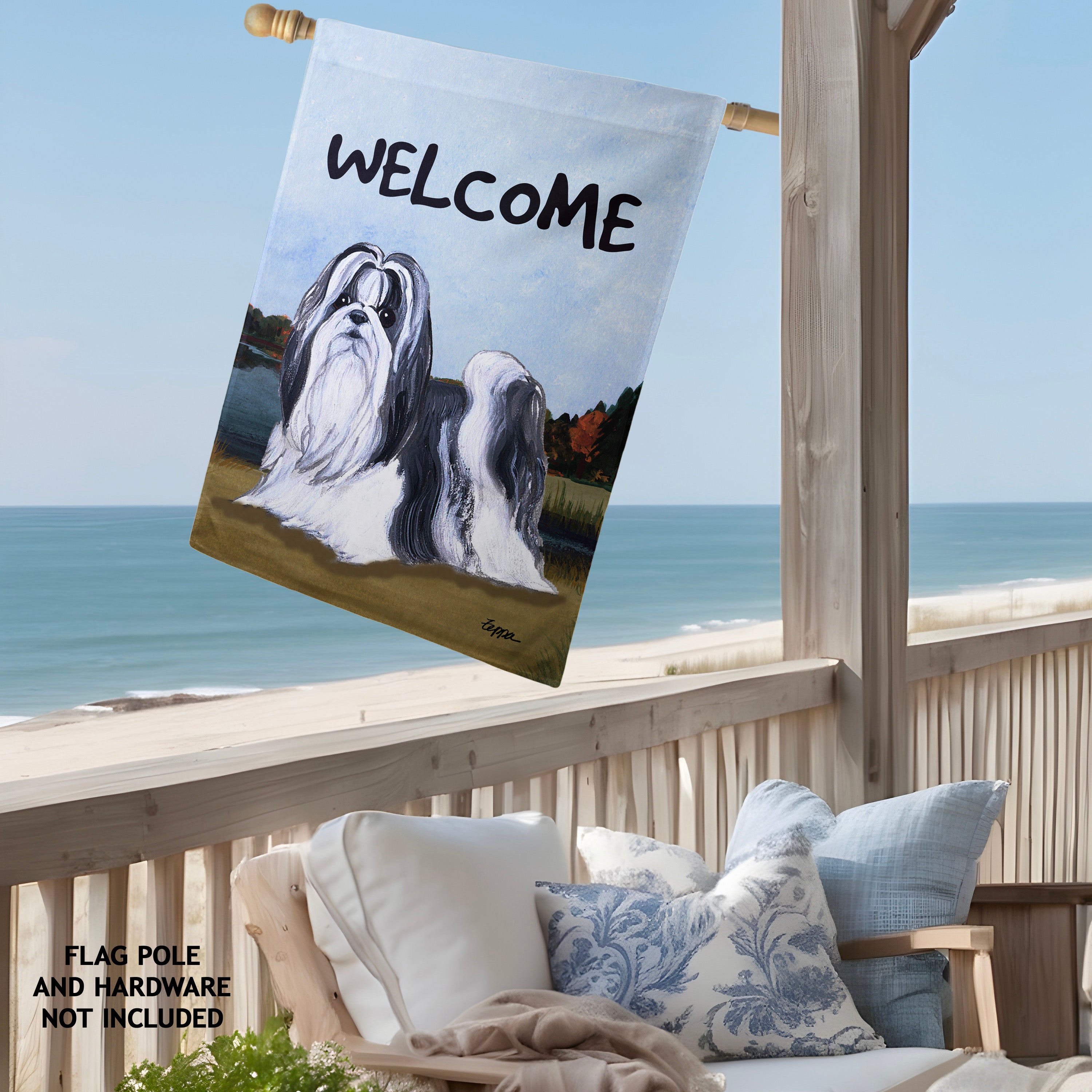 Shih Tzu House Flag