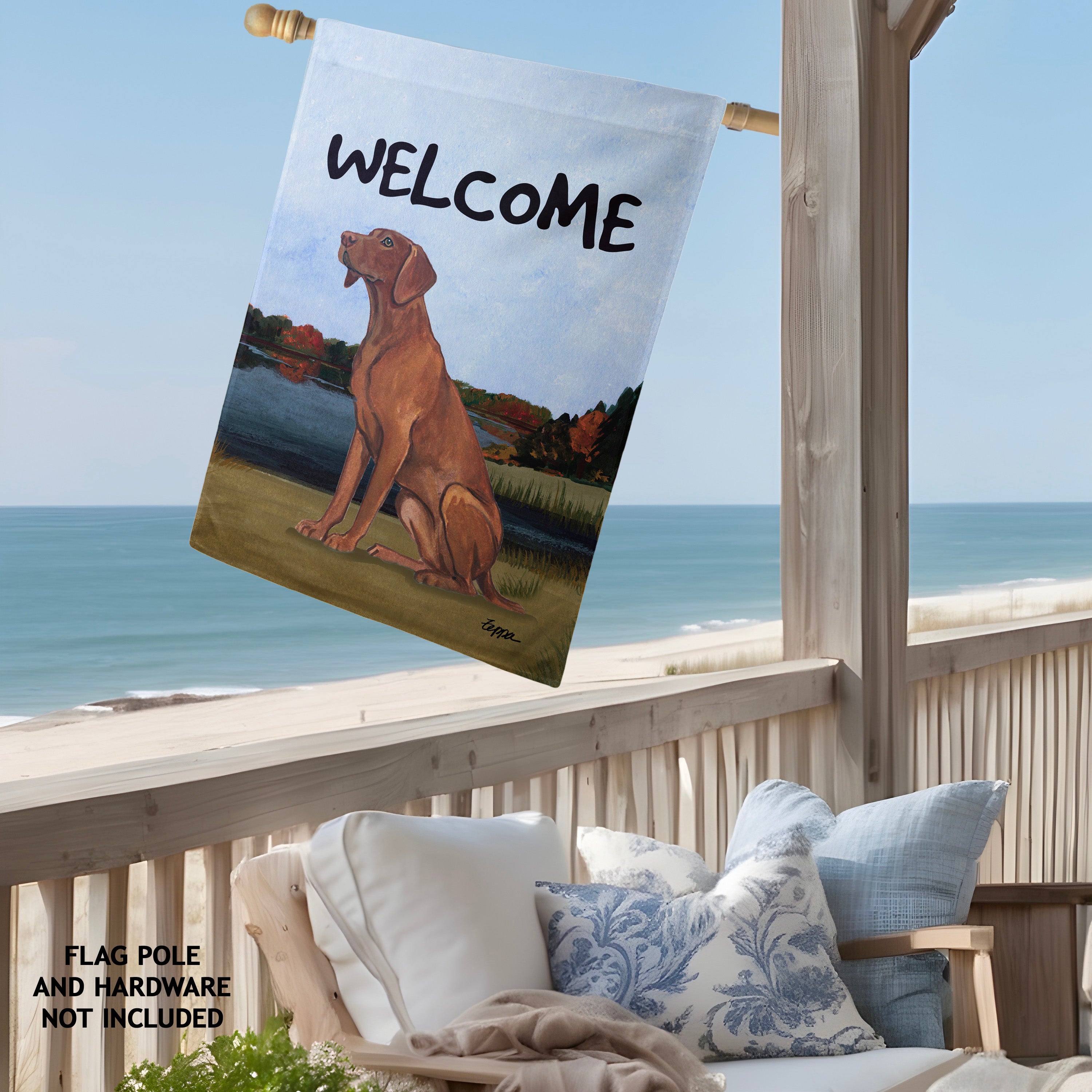 Vizsla House Flag