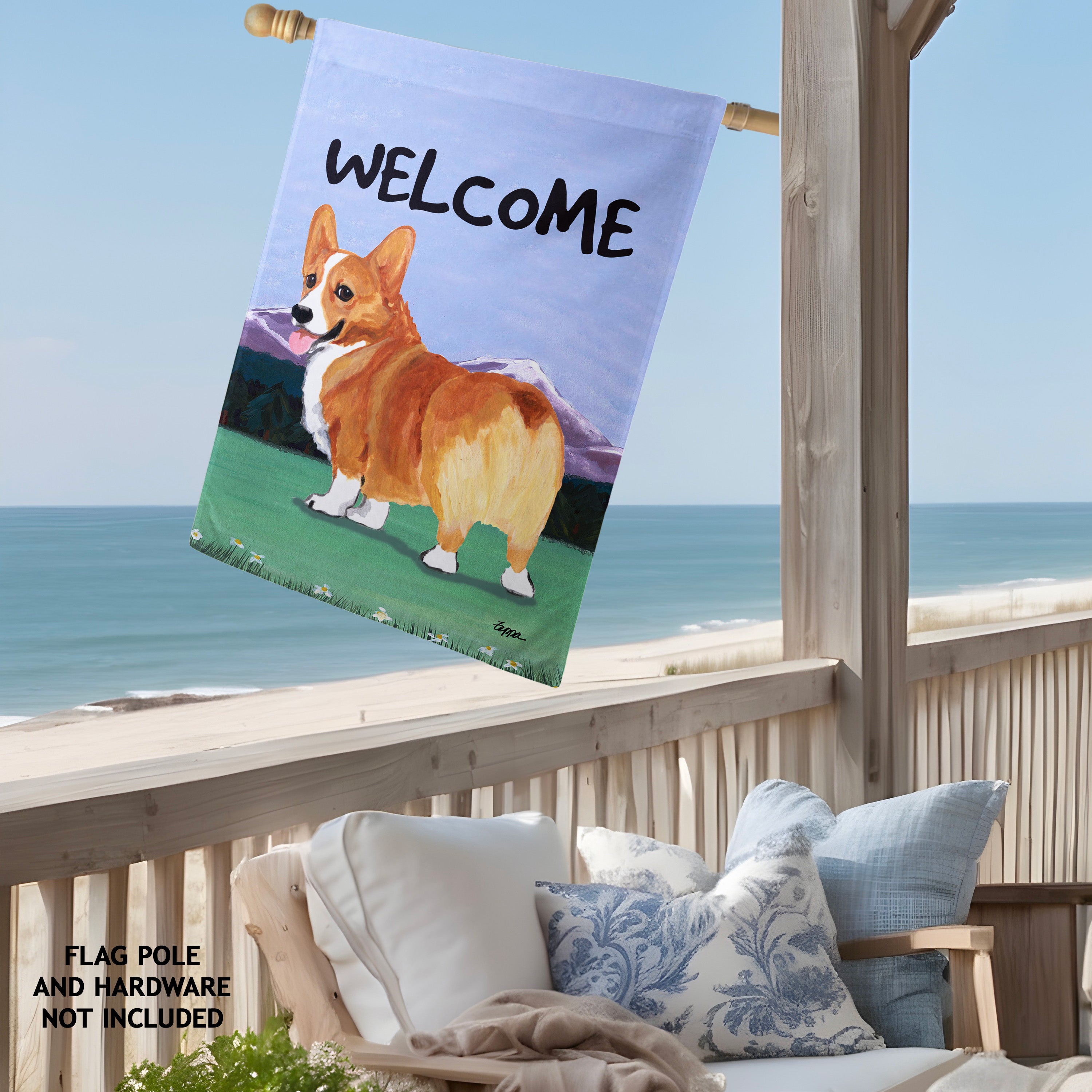 Welsh Corgi Pembroke House Flag