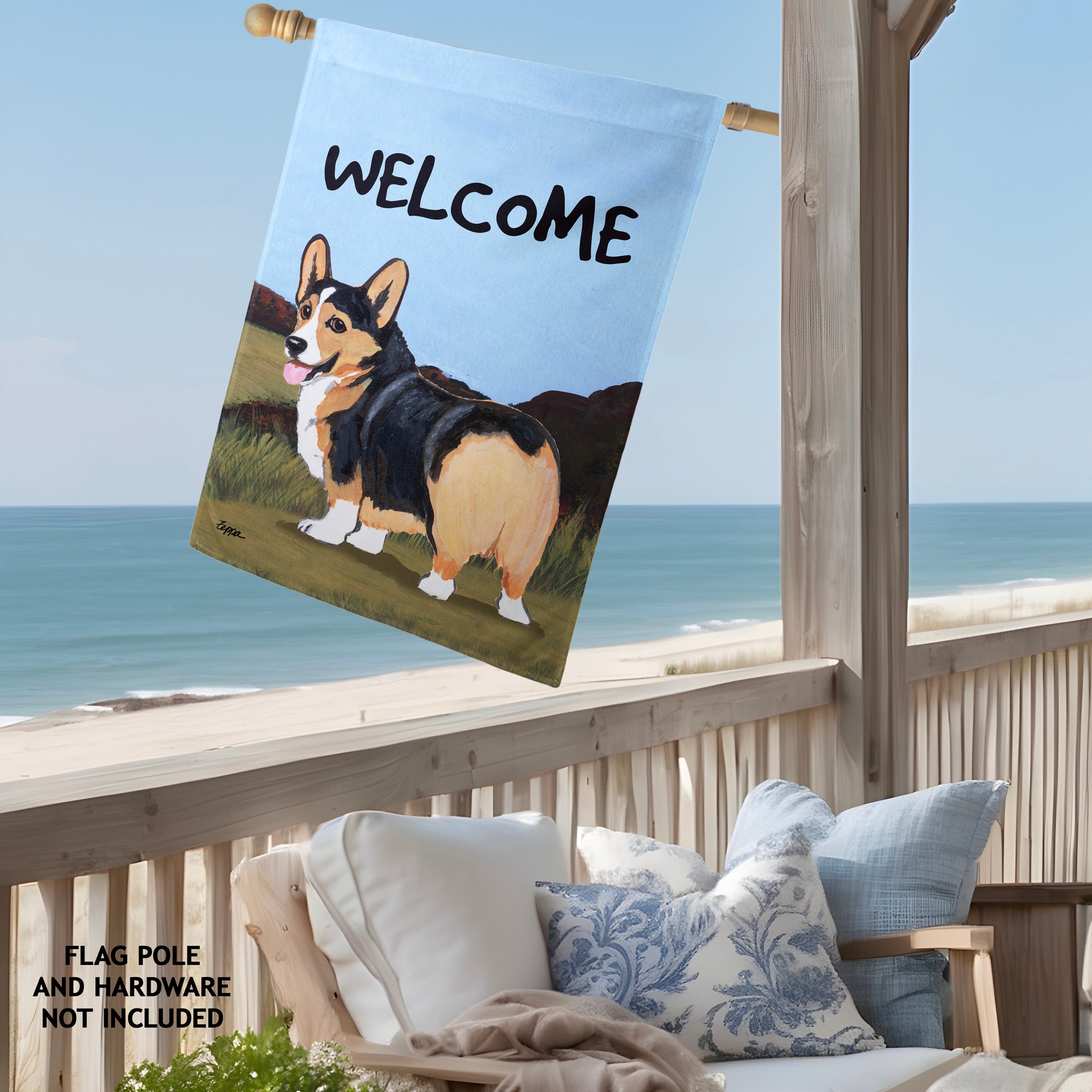 Welsh Corgi Pembroke House Flag