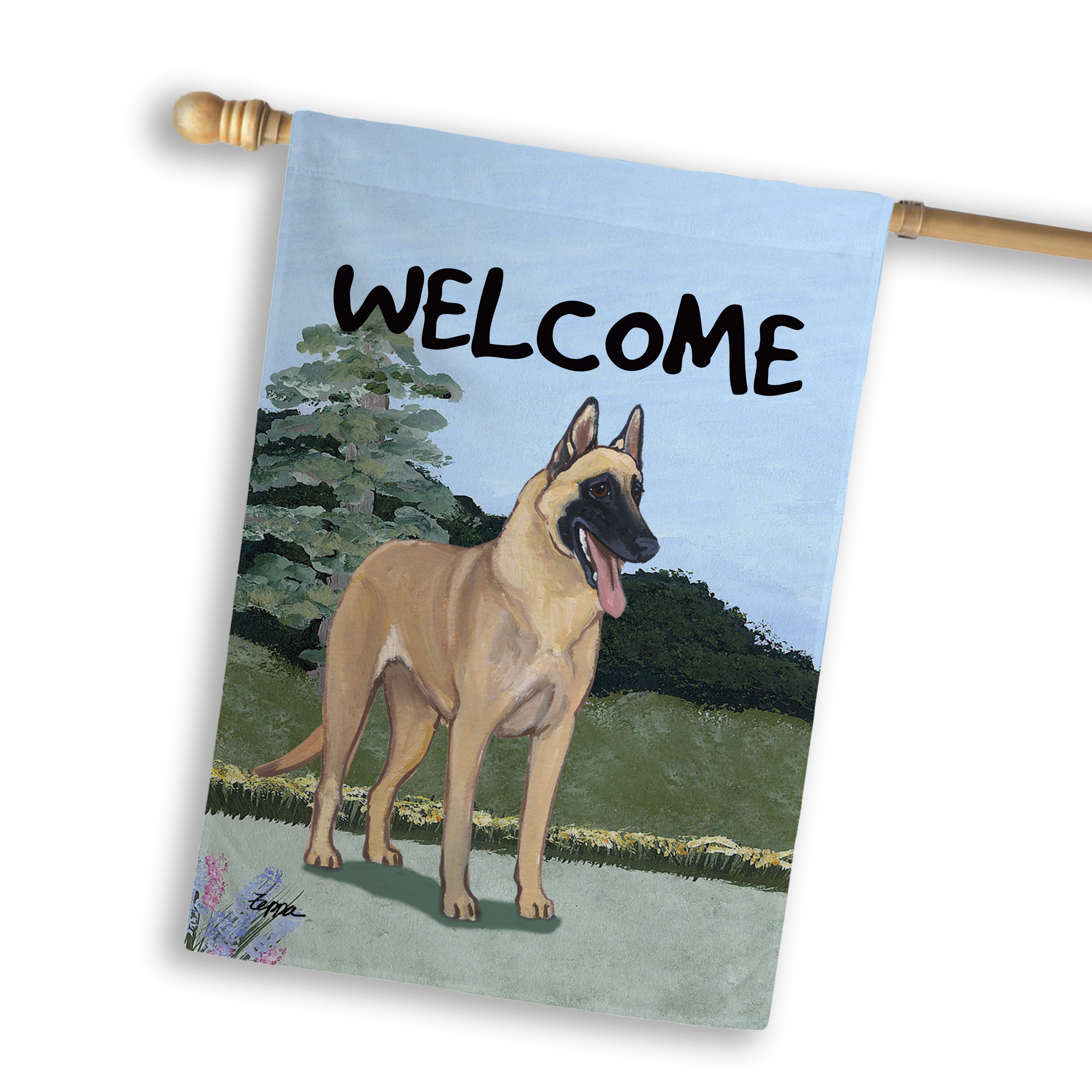 Belgian Malinois House Flag