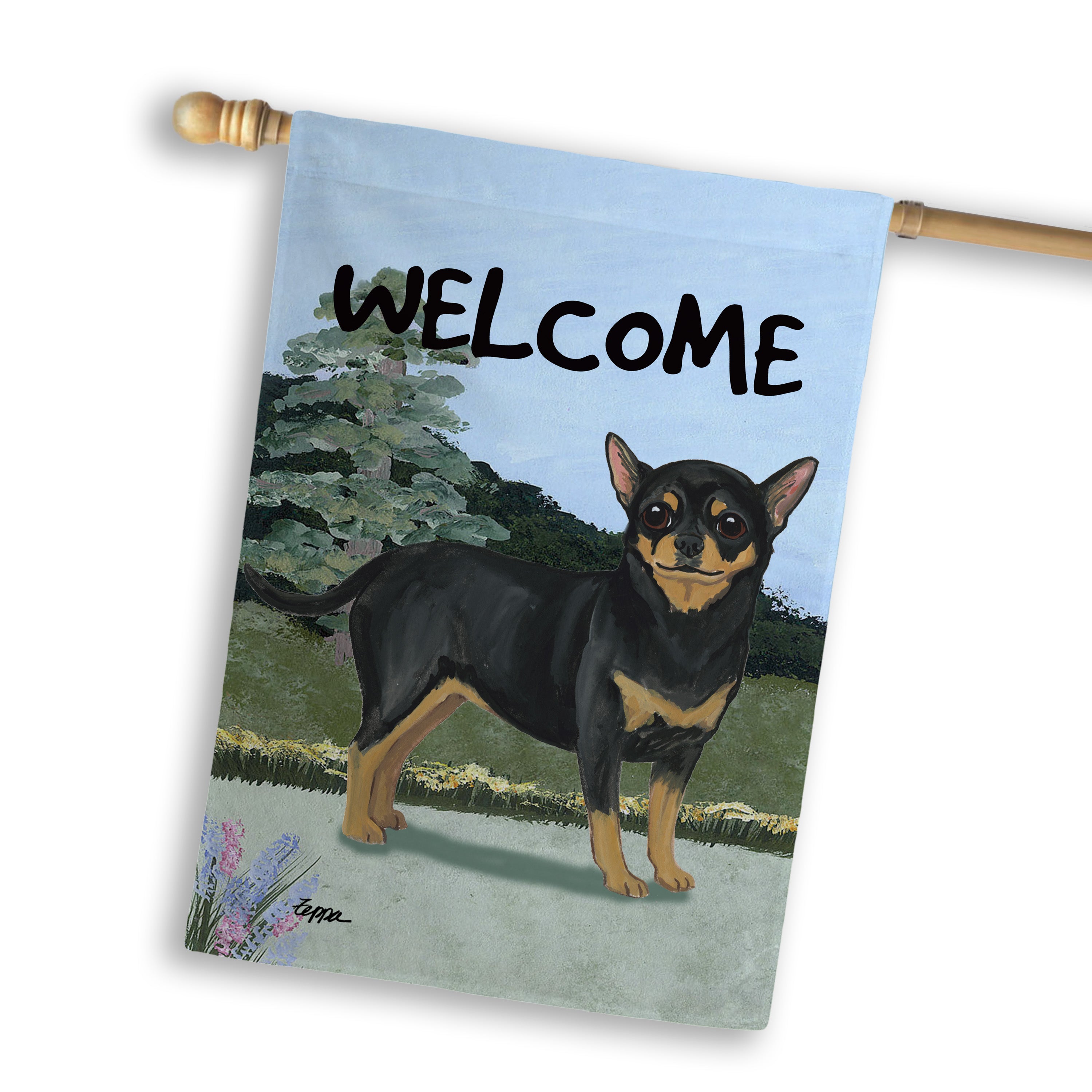 Chihuahua House Flag